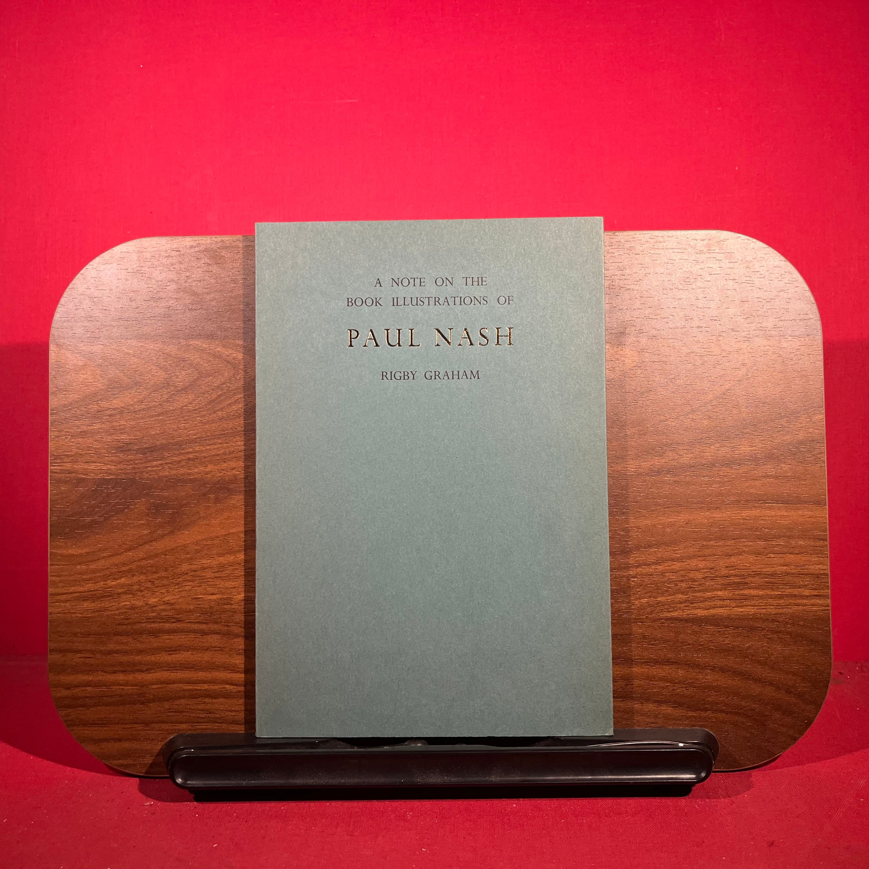 A Note On The Book Illustrations Of Paul Nash