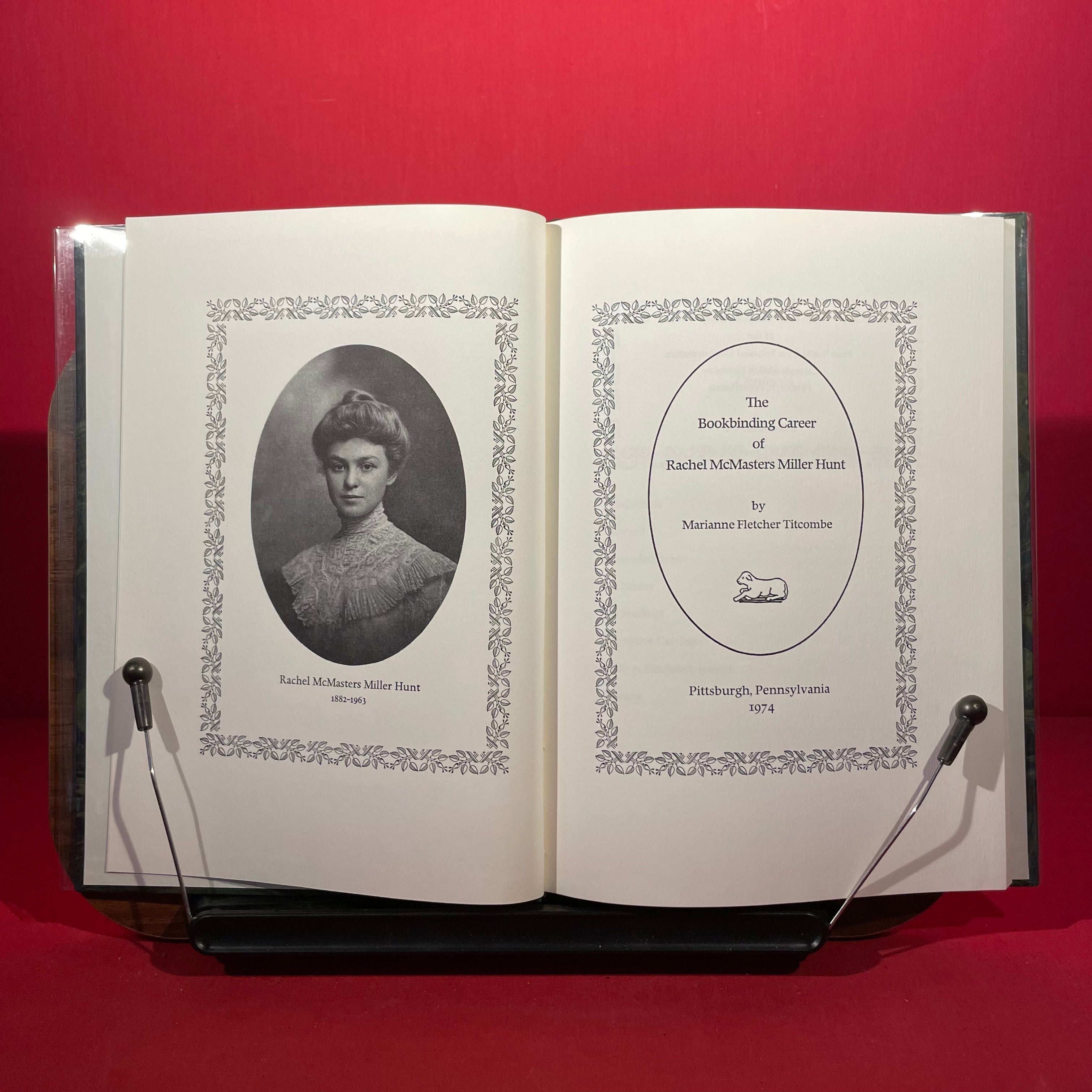 The Bookbinding Career of Rachel McMasters Miller Hunt