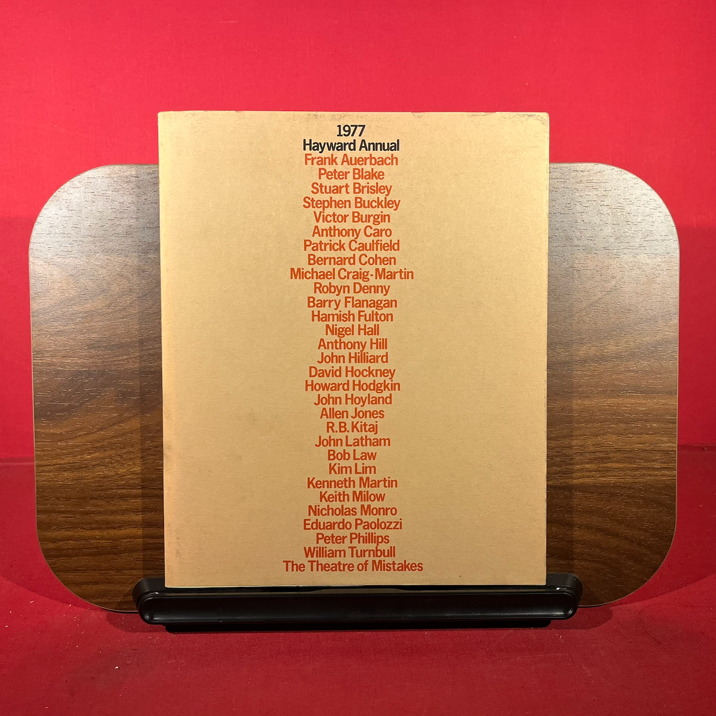 1977 Hayward annual: Current British art selected by Michael Compton, Howard Hodgkin and William Turnbull