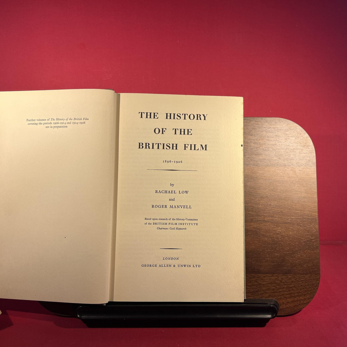 The History of the British Film 1896 - 1906