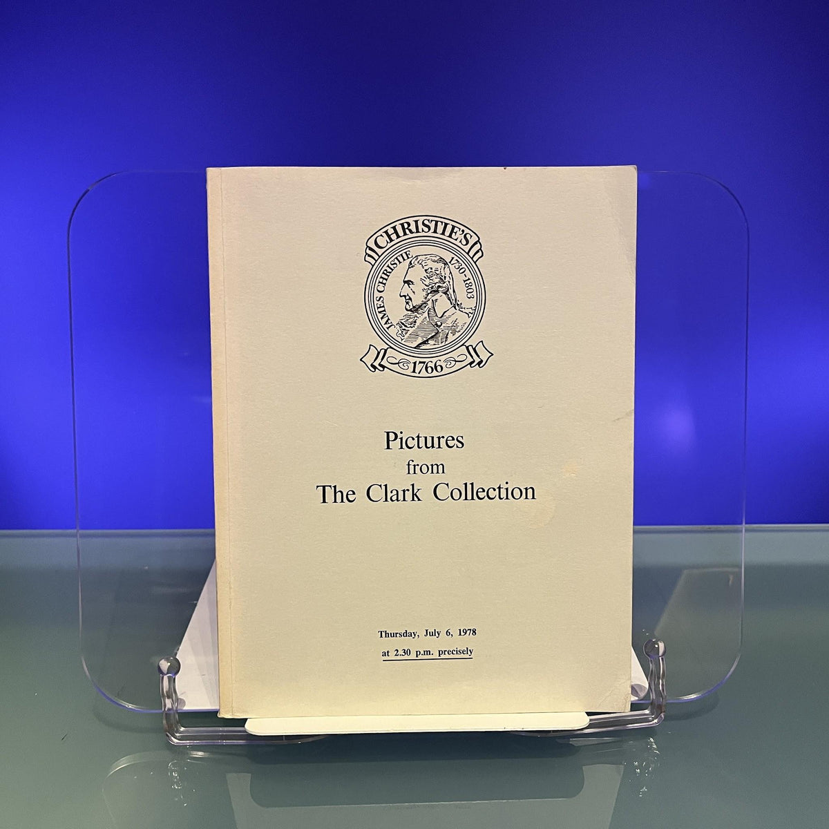 Pictures from The Clark Collection [Auction Catalogue: Christie's, London, 1978]