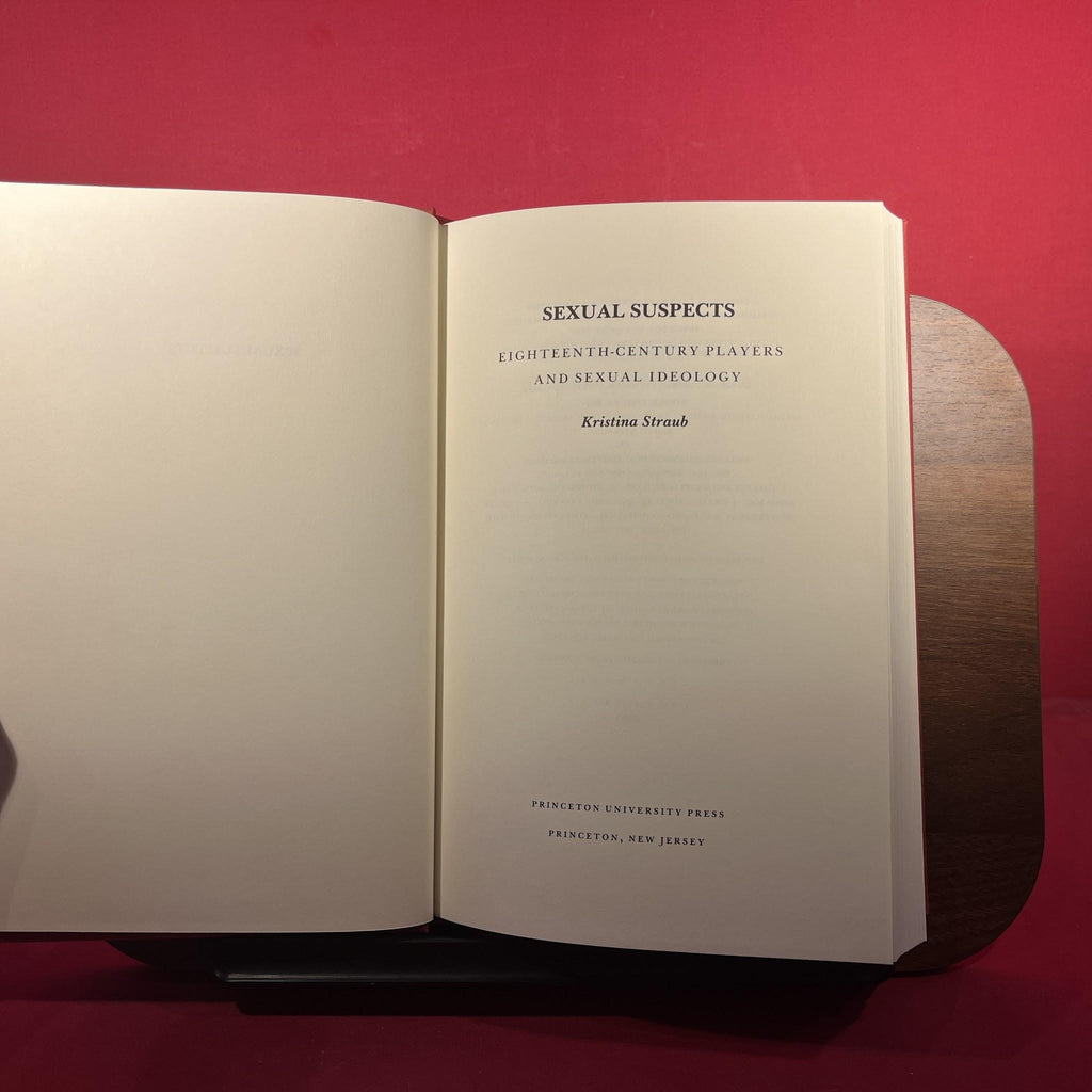 Sexual Suspects: Eighteenth-Century Players and Sexual Ideology