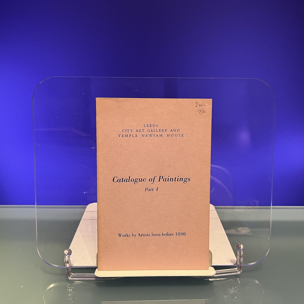 Catalogue of Paintings Part 1 : Works by Artists born before 1800