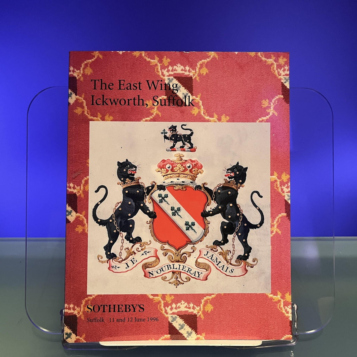The East Wing, Ickworth, Sussex [Auction Catalogue: Sotheby's, Suffolk, 1996]