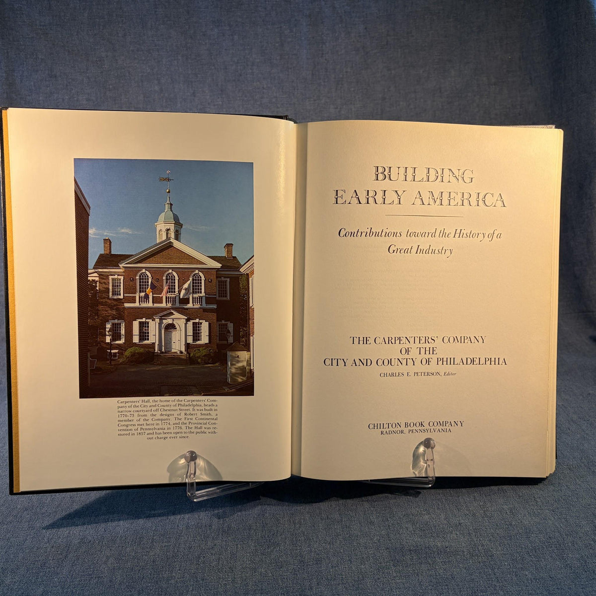 Building early America: Contributions toward the history of a great industry