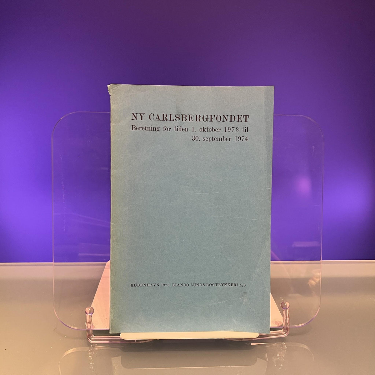 Ny Carlsbergfondet : 11 Issues from October 1963 to September 1974