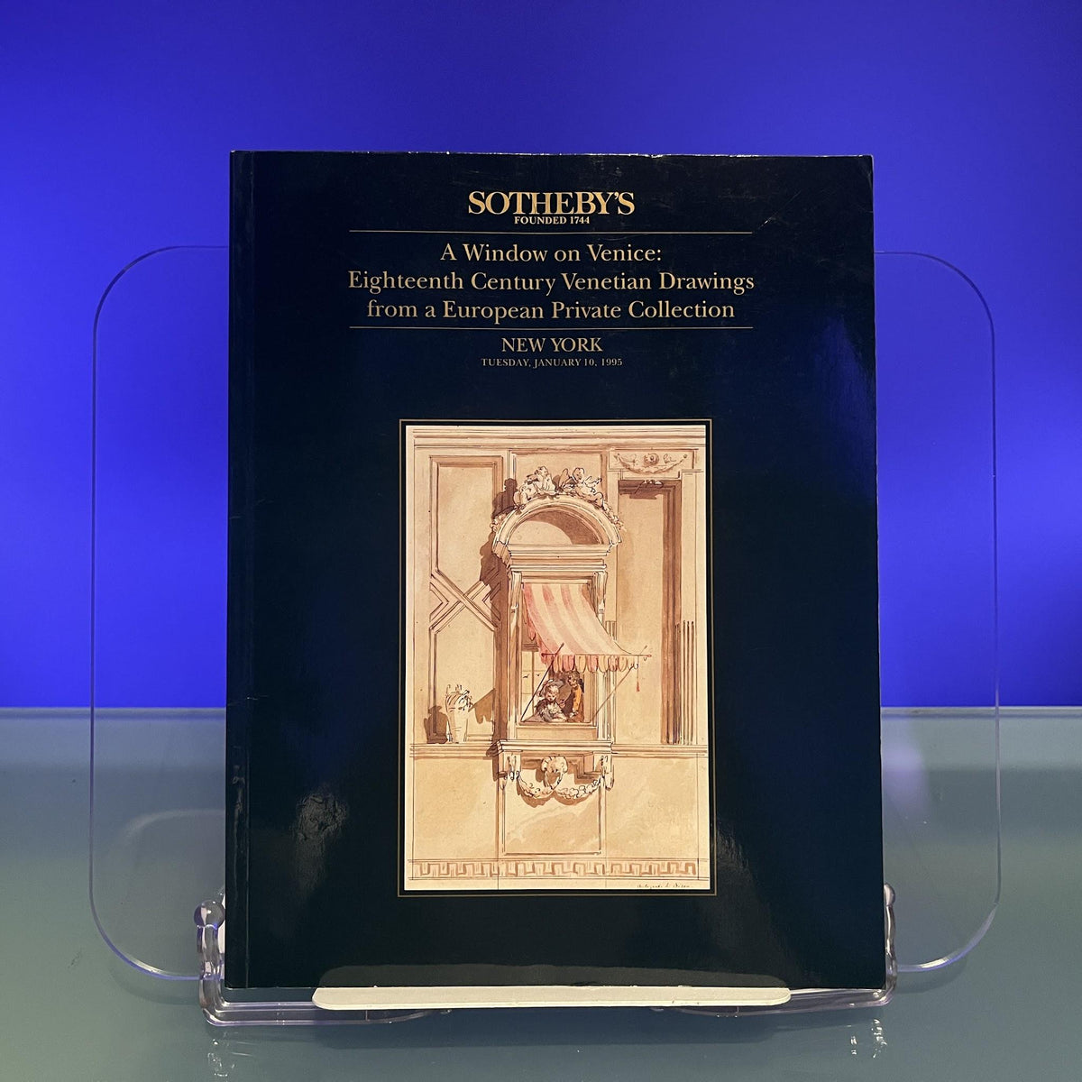 A Window on Venice : Eighteenth Century Venetian Drawings from a European Private Collection [Auction Catalogue: Sotheby's, New York, 1996]