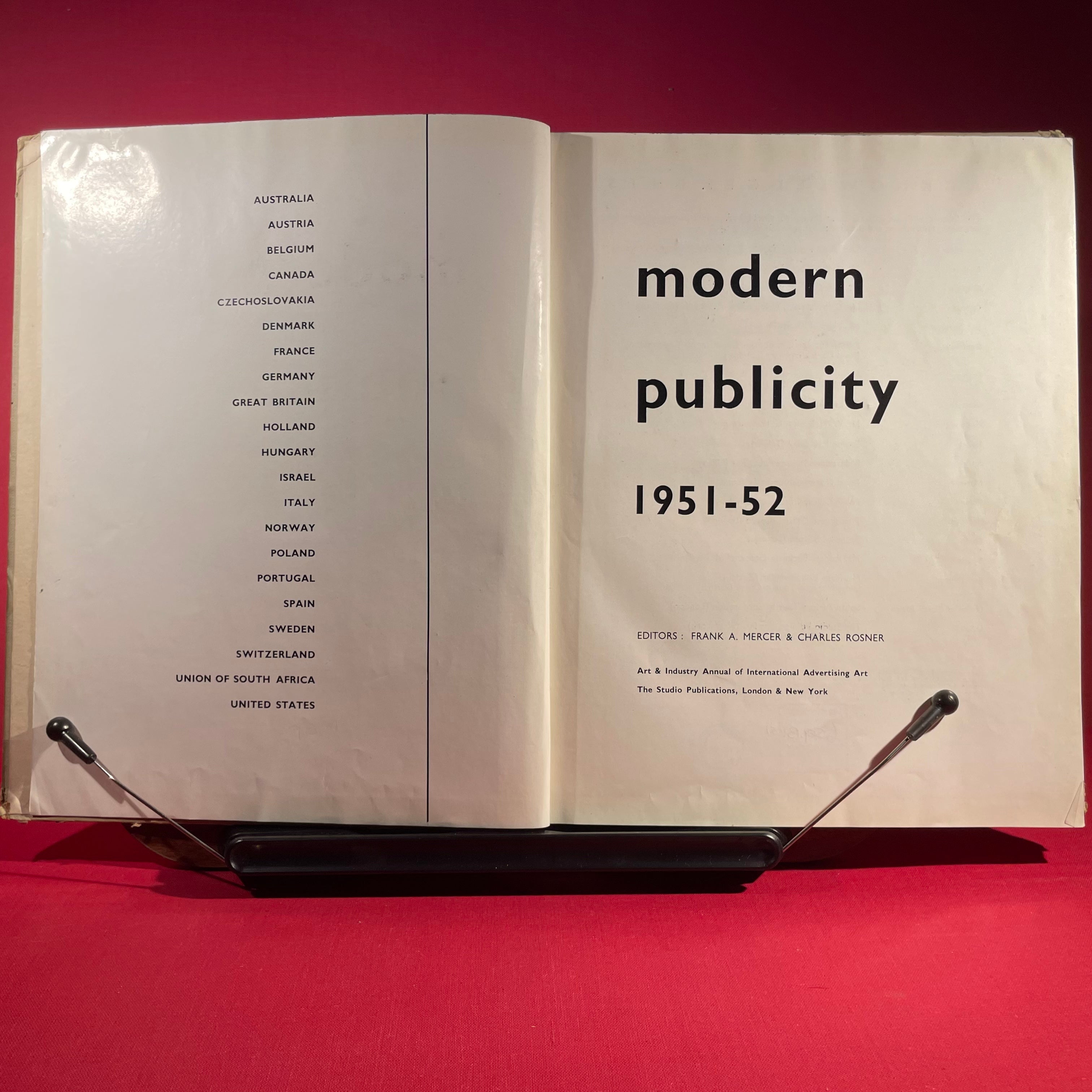 Modern Publicity 1951-52, vol. 21