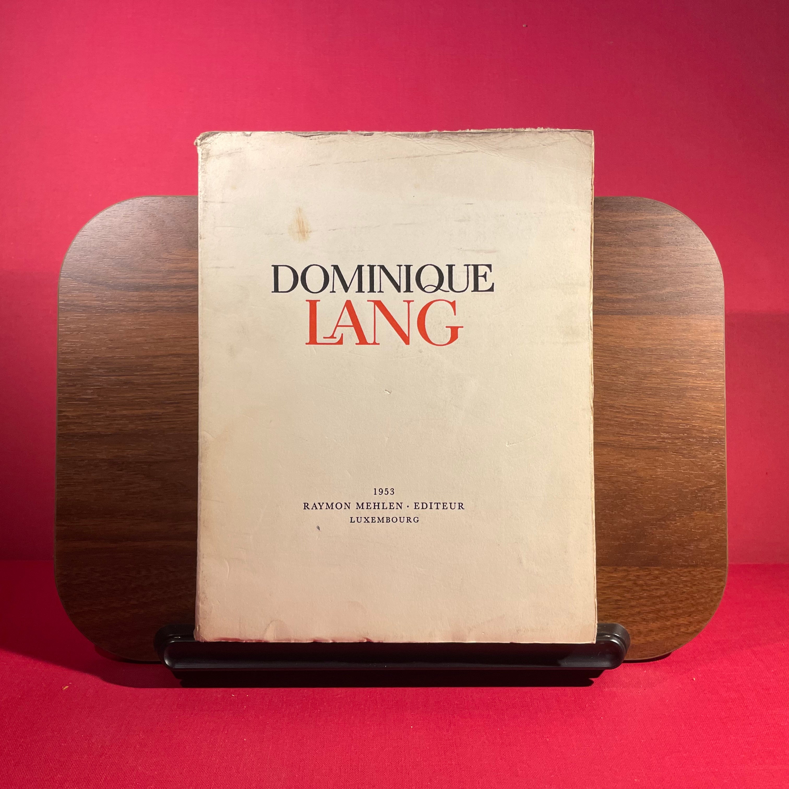 Dominque Lang : Impressionnste Luxembourgeois