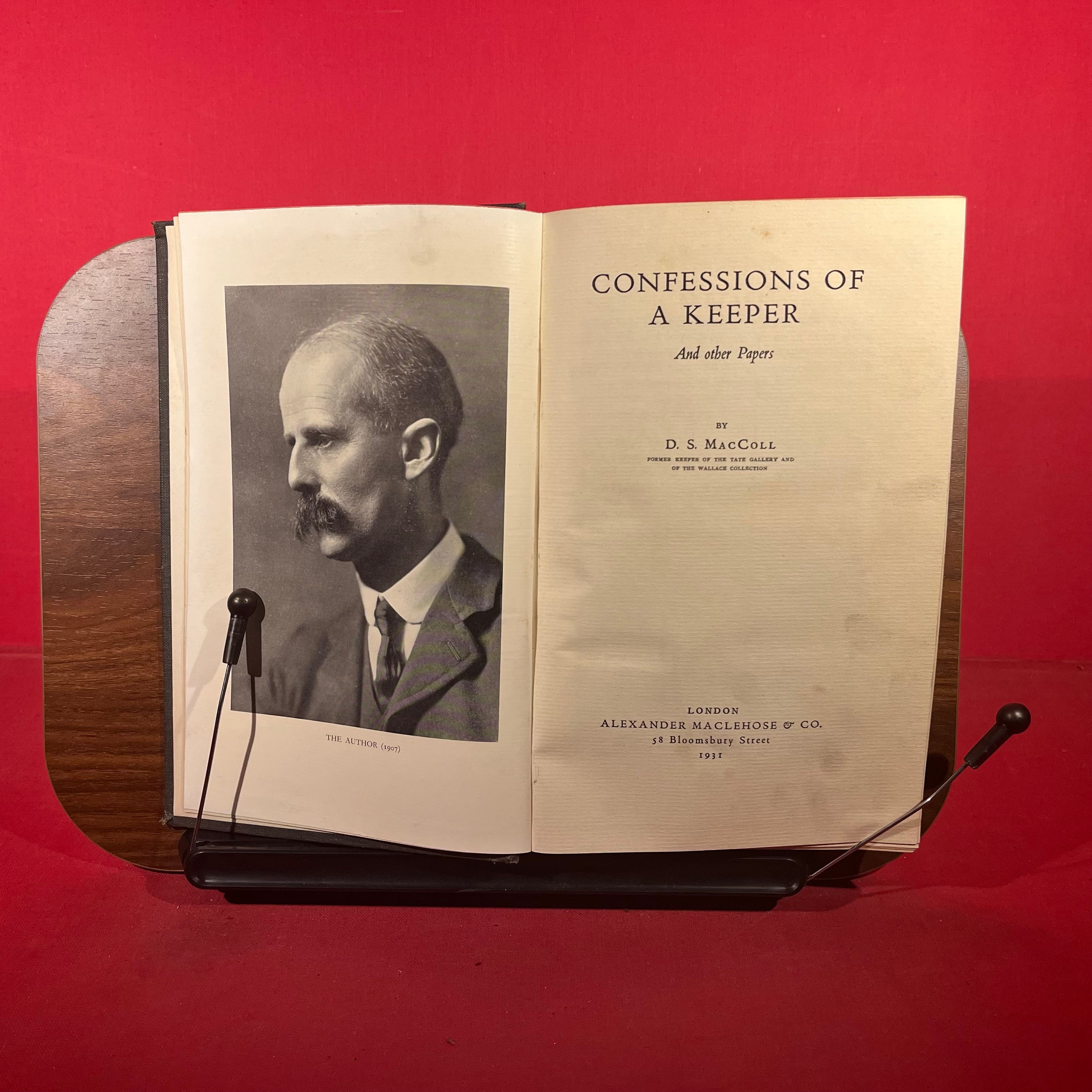 Confessions of a Keeper: And other Papers