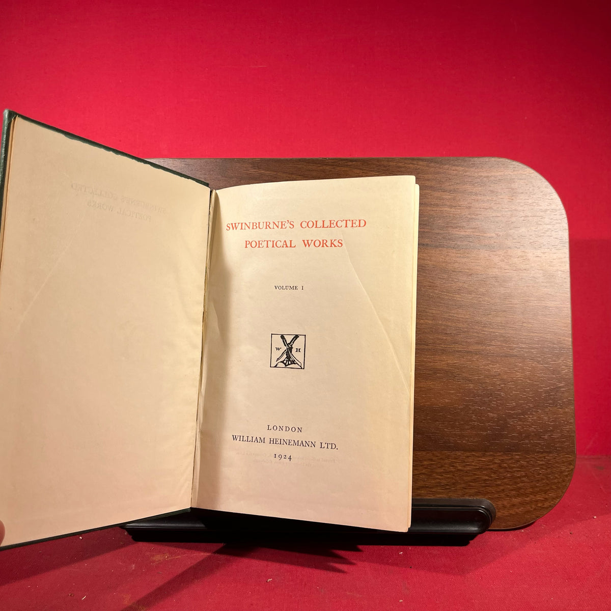 2 Vols : Swinburne's Collected Poetical Works : Volume I, II