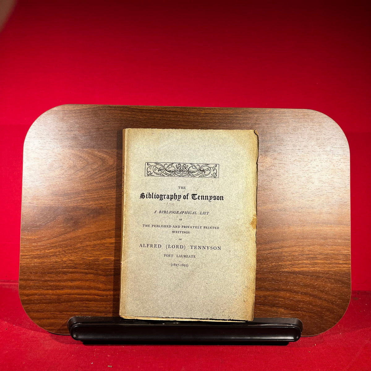 The Bibliography of Tennyson