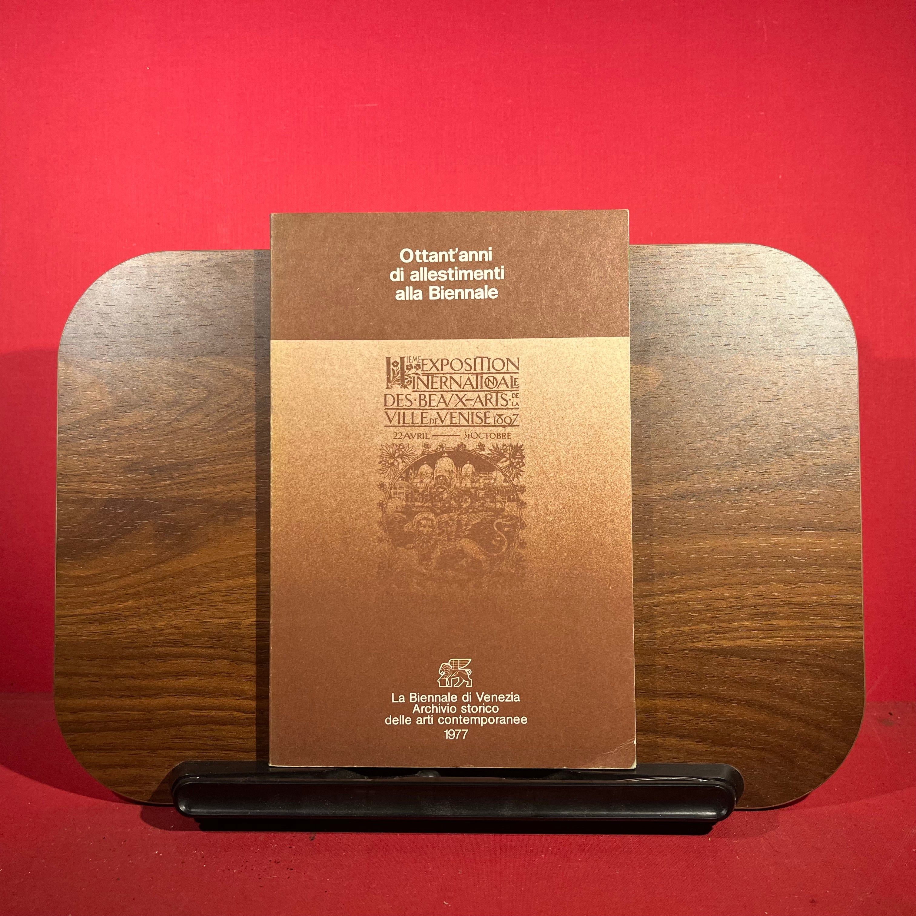 Ottant'anni di allestimenti alla Biennale, exh cat. Ca' Corner della Regina, Venice, Italy, 1977-1978
