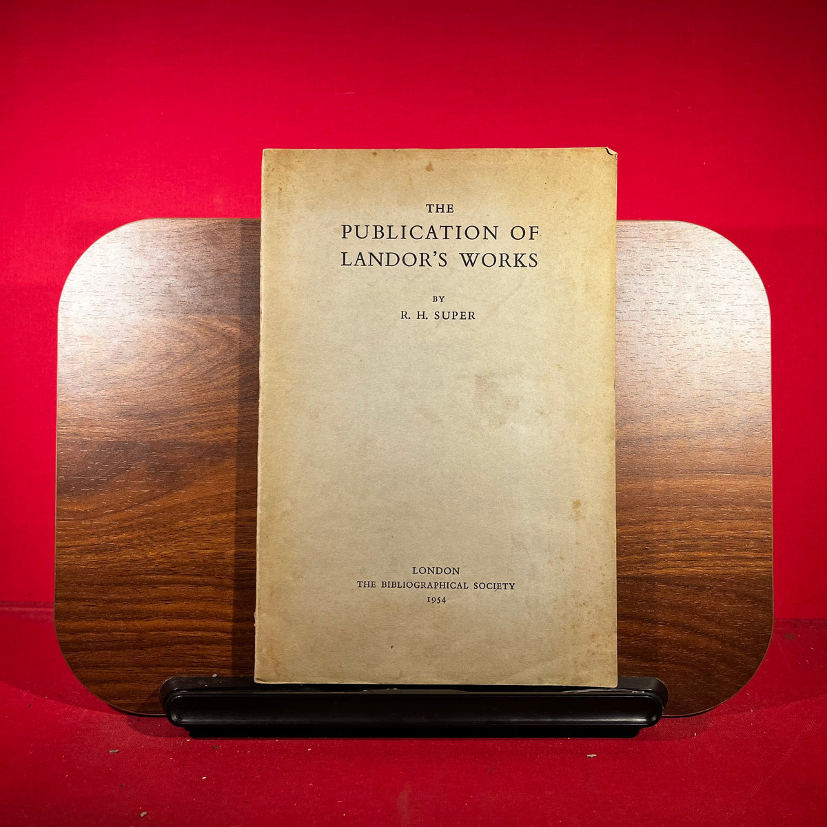 The Publication of Landor's Works
