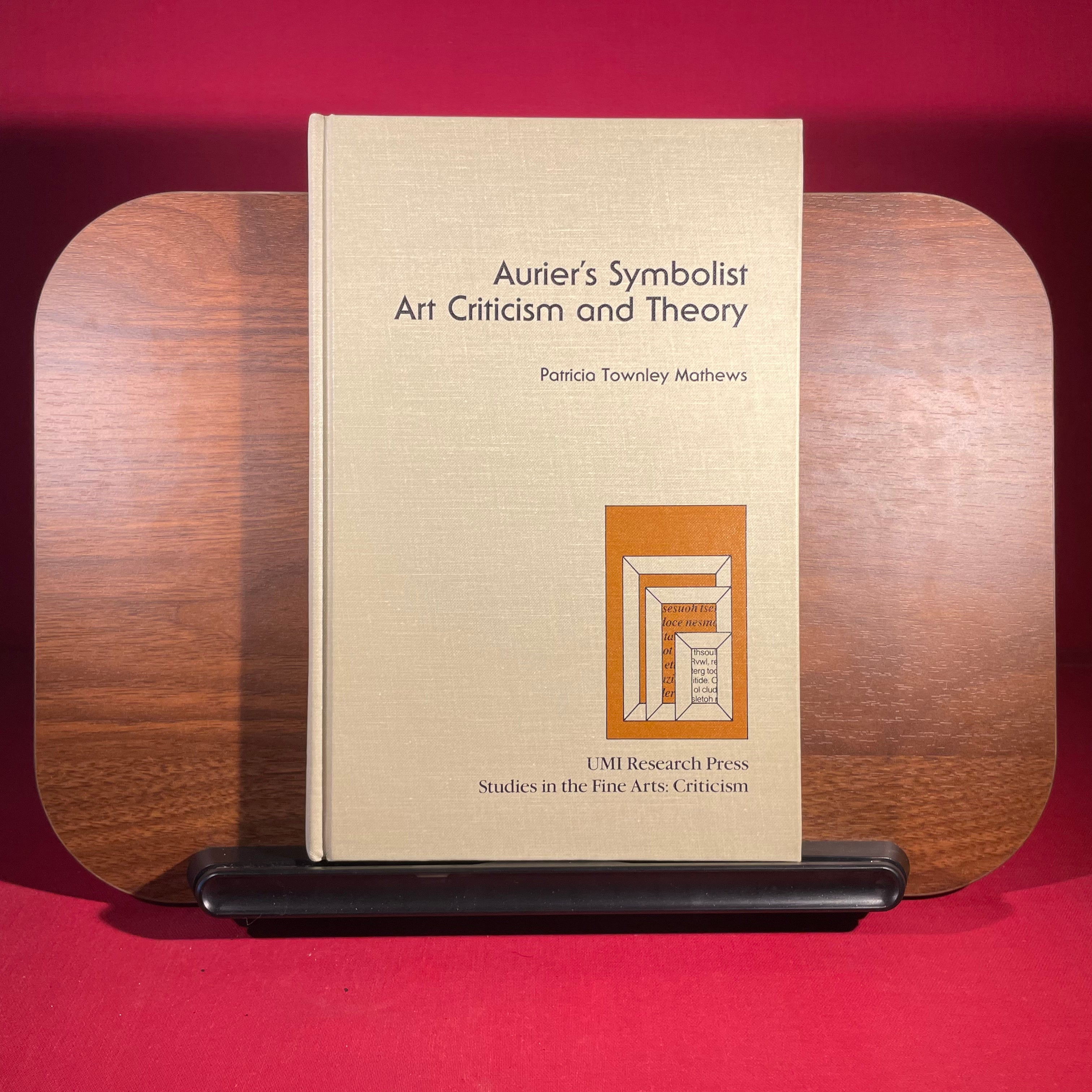 Aurier's symbolist art criticism and theory (Studies in the fine arts)
