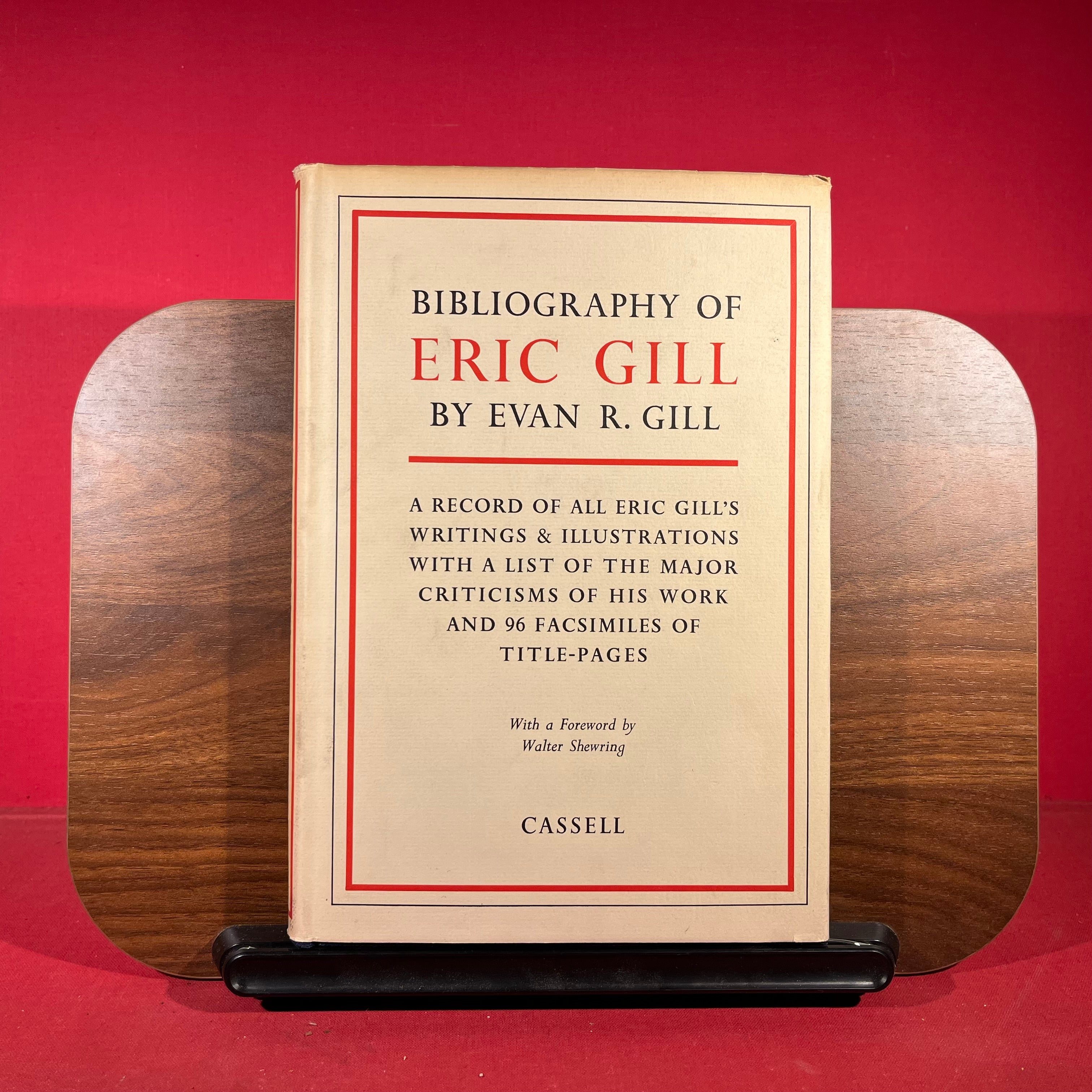 Bibliography of Eric Gill, LIMITED EDITION, 731 of 1000