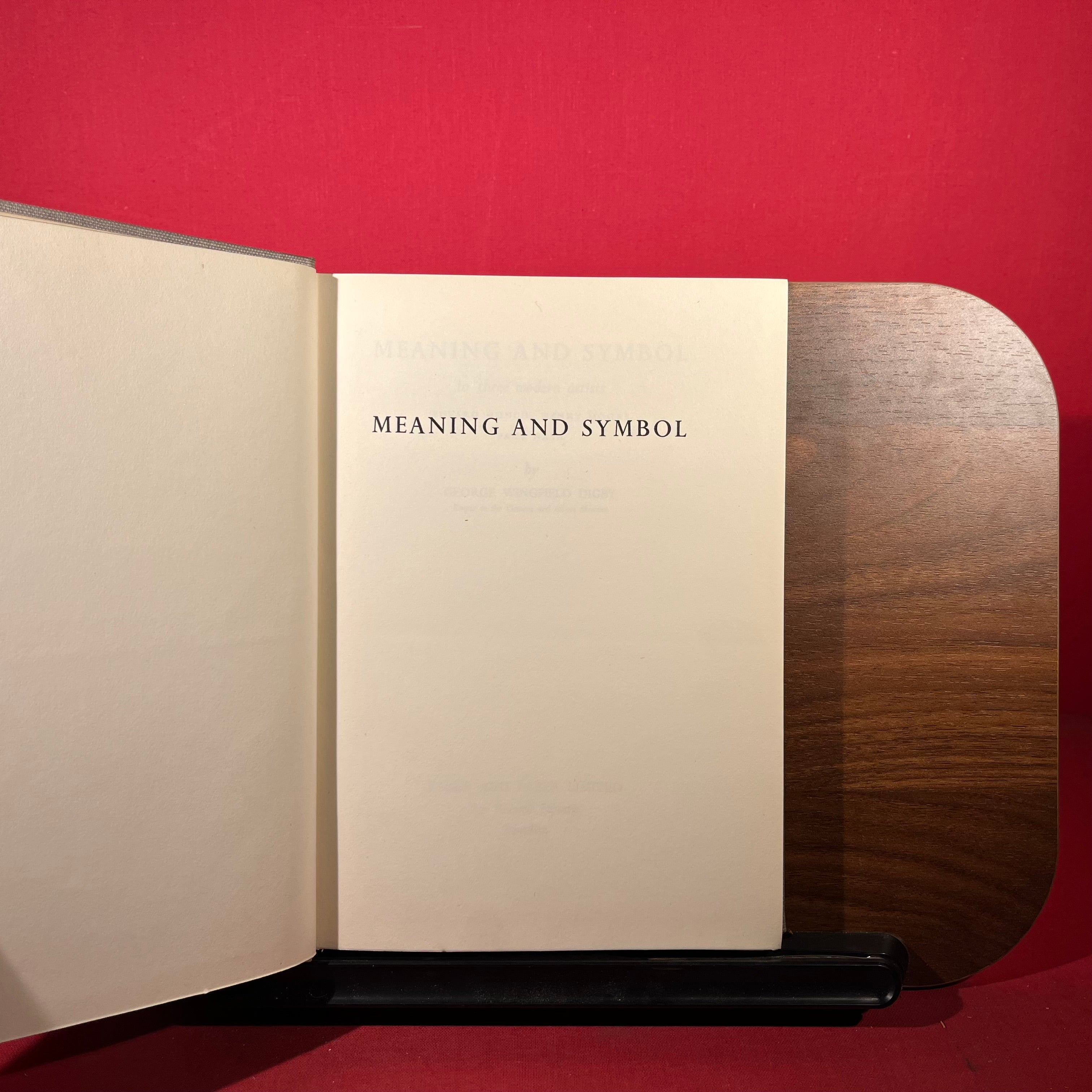 Meaning and Symbol in three modern artists : Edvard Munch, Henry Moore, Paul Nash