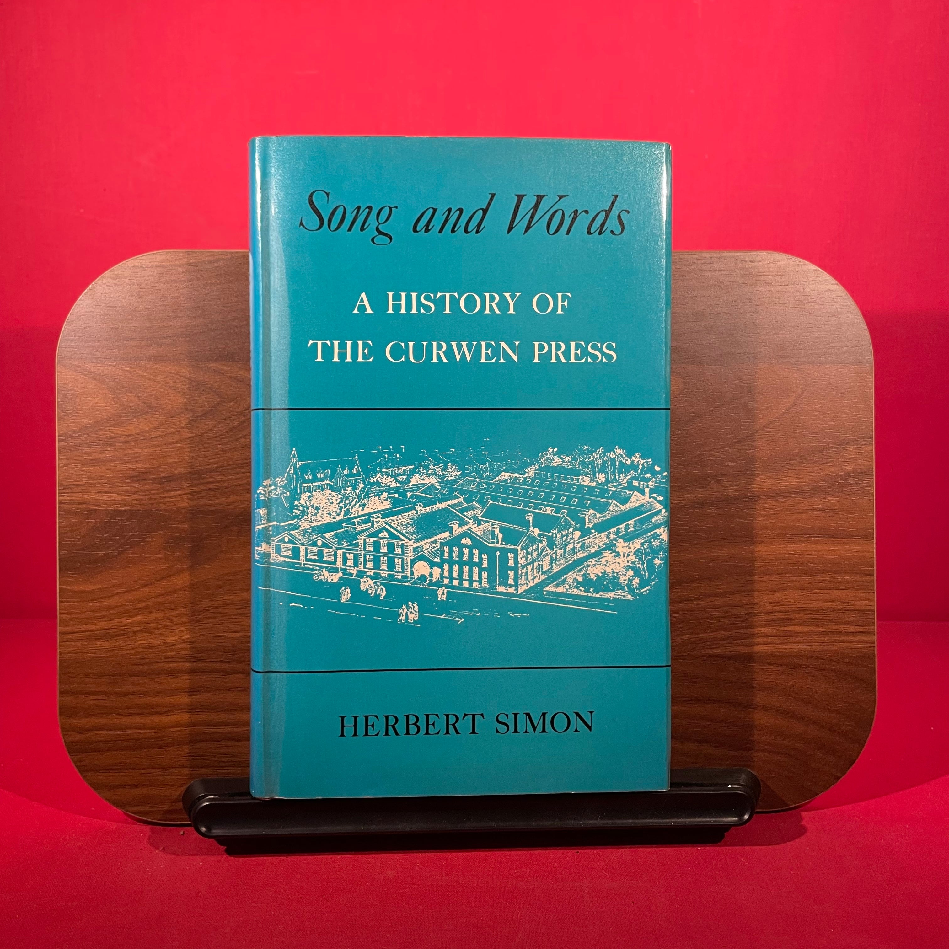 Song and words;: A history of the Curwen Press