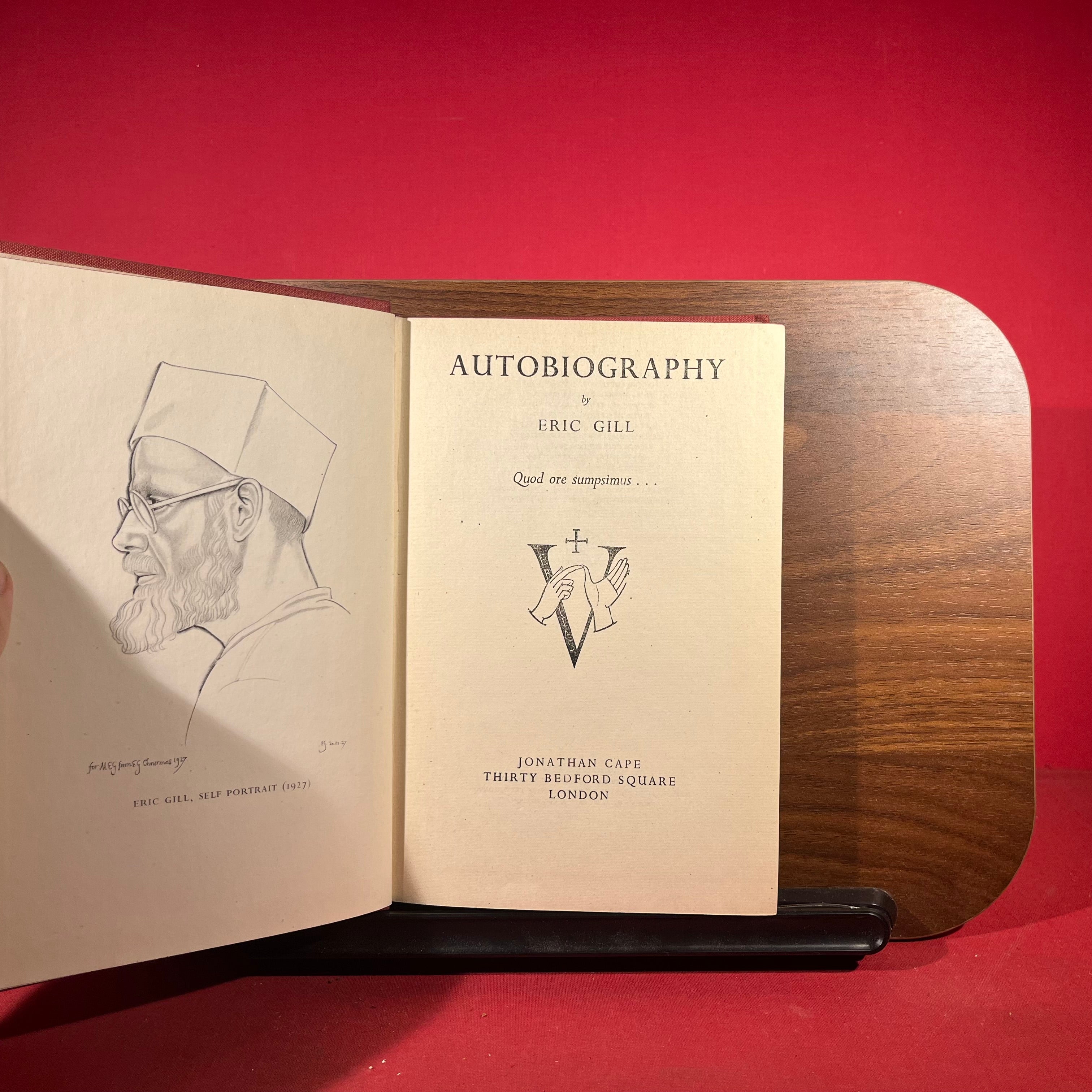 Autobiography by Eric Gill
