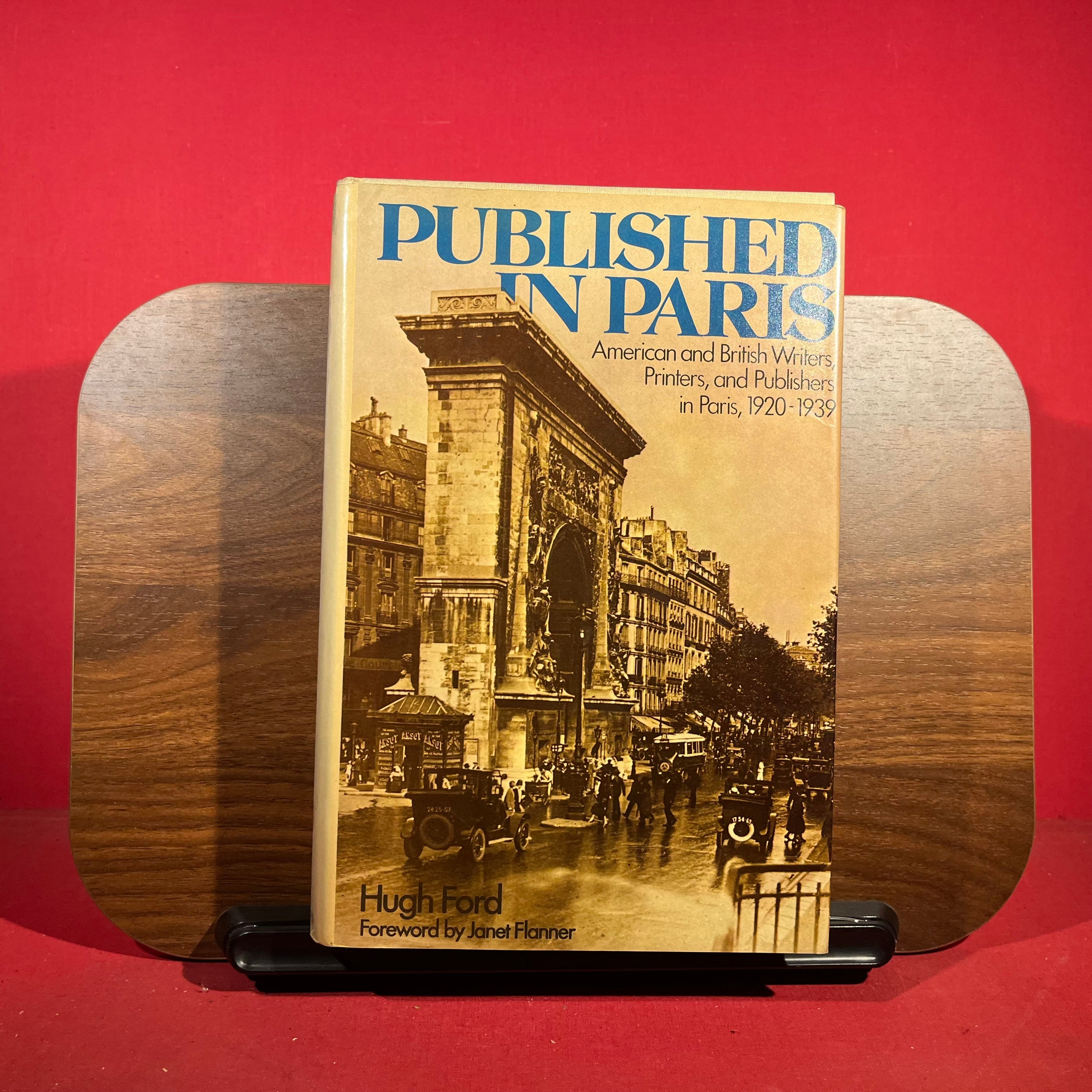 Published in Paris: American and British Writers, Printers, and Publishers in Paris, 1920-1939