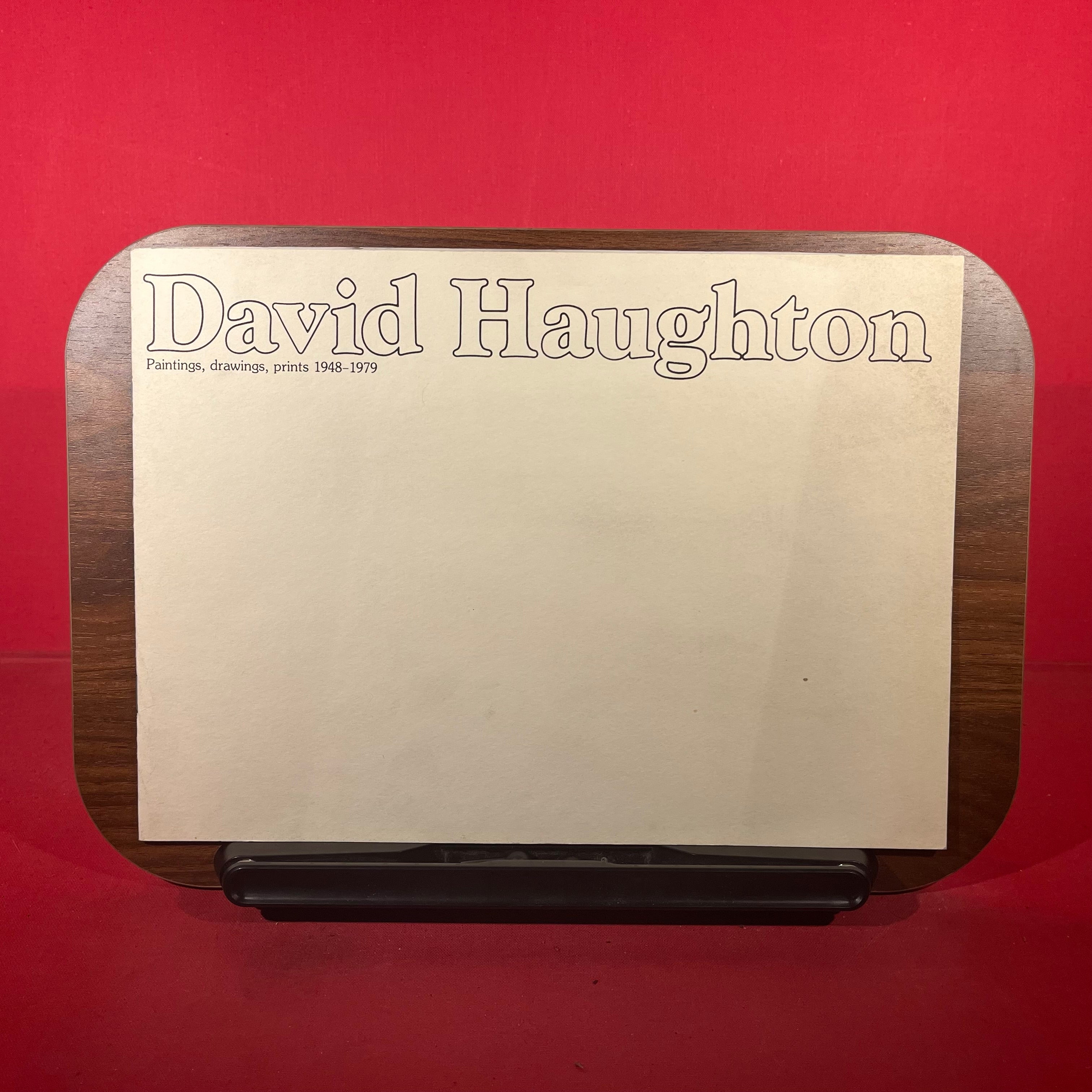 David Haughton: Paintings, drawings, prints 1948-1979, exh. cat. Newlyn Art Gallery, England, 1979