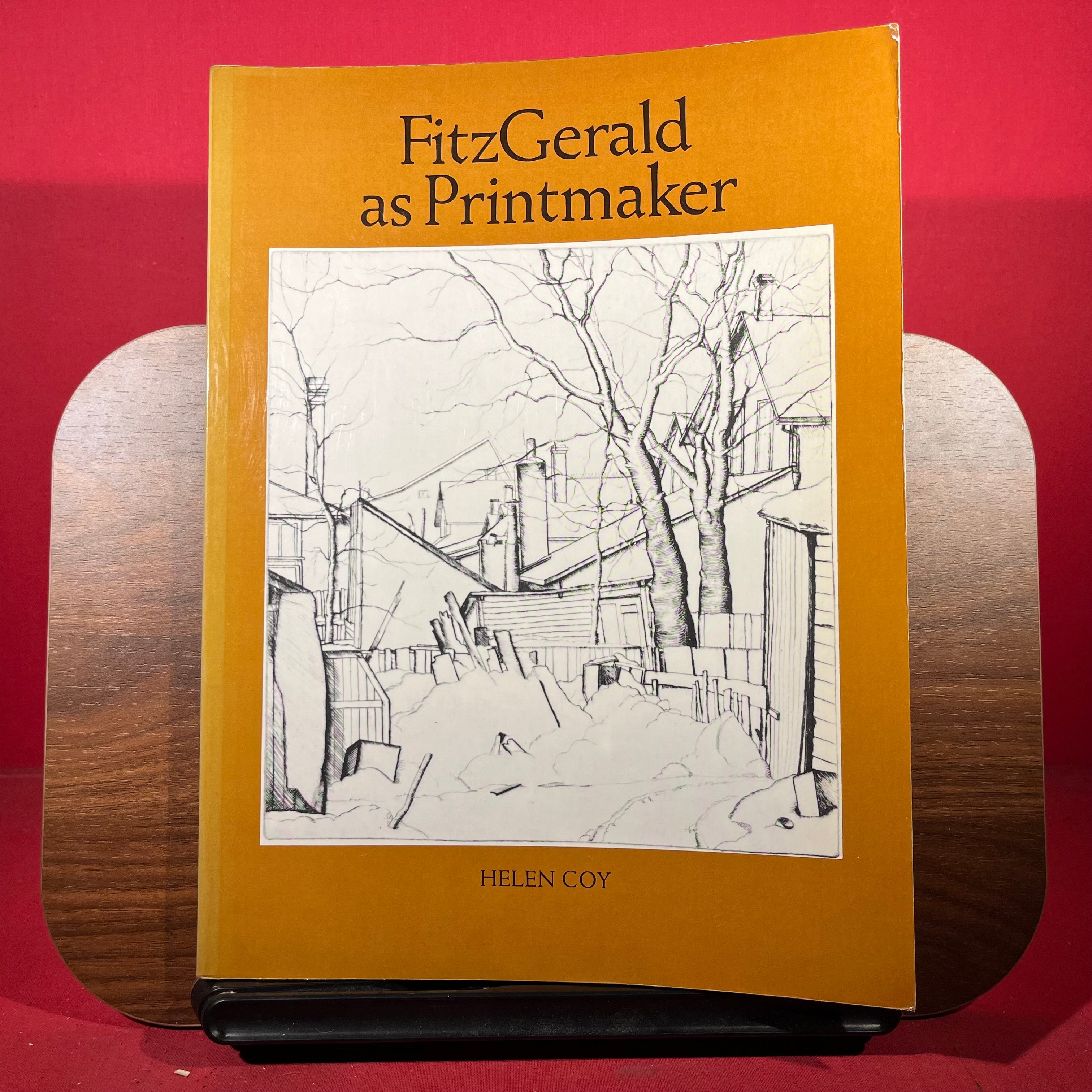 Fitzgerald as Printmaker, exh. cat. Gallery 1.1.1, School of Art, The University of Manitoba, Canada, 1982