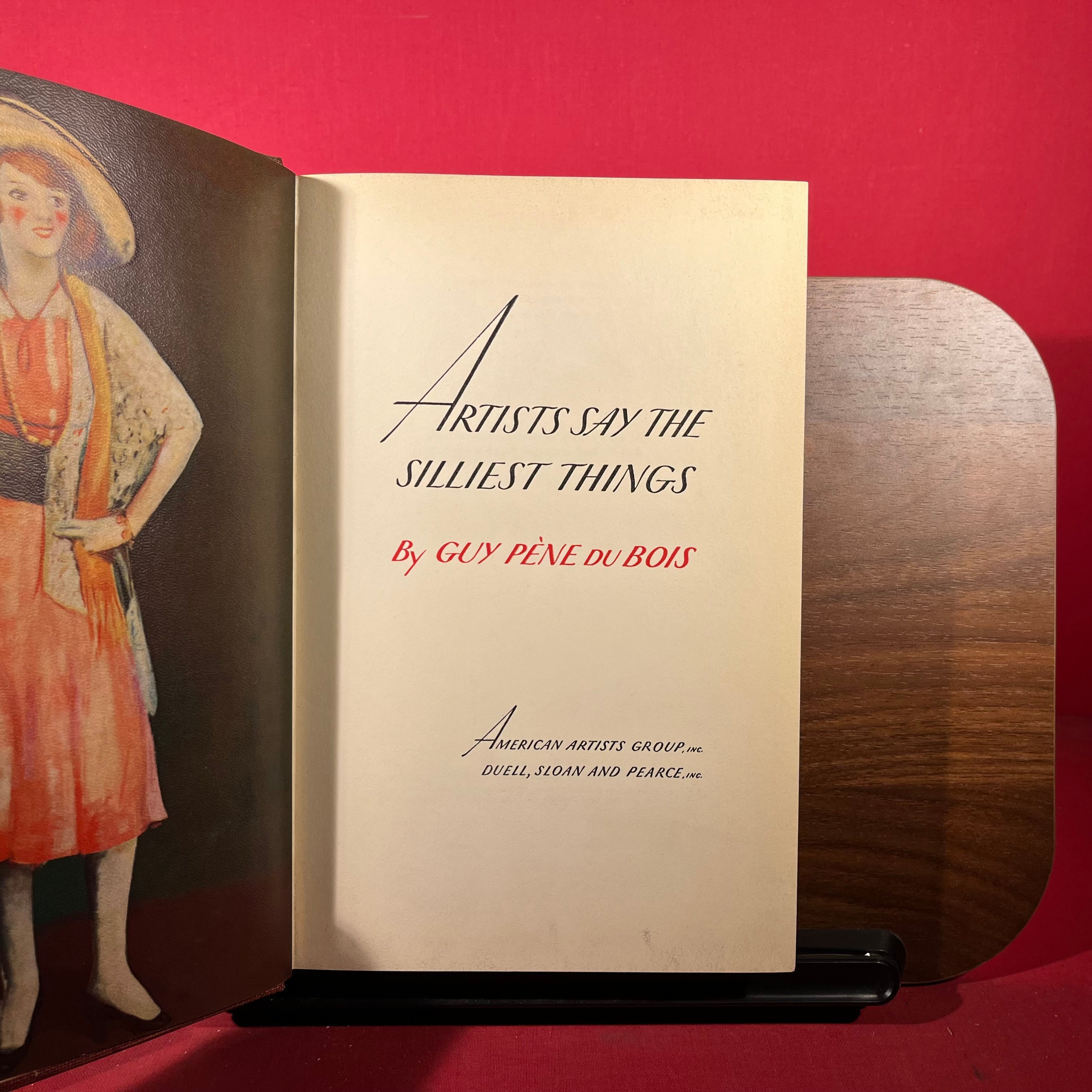 Artists Say The Silliest Things, SIGNED BY AUTHOR