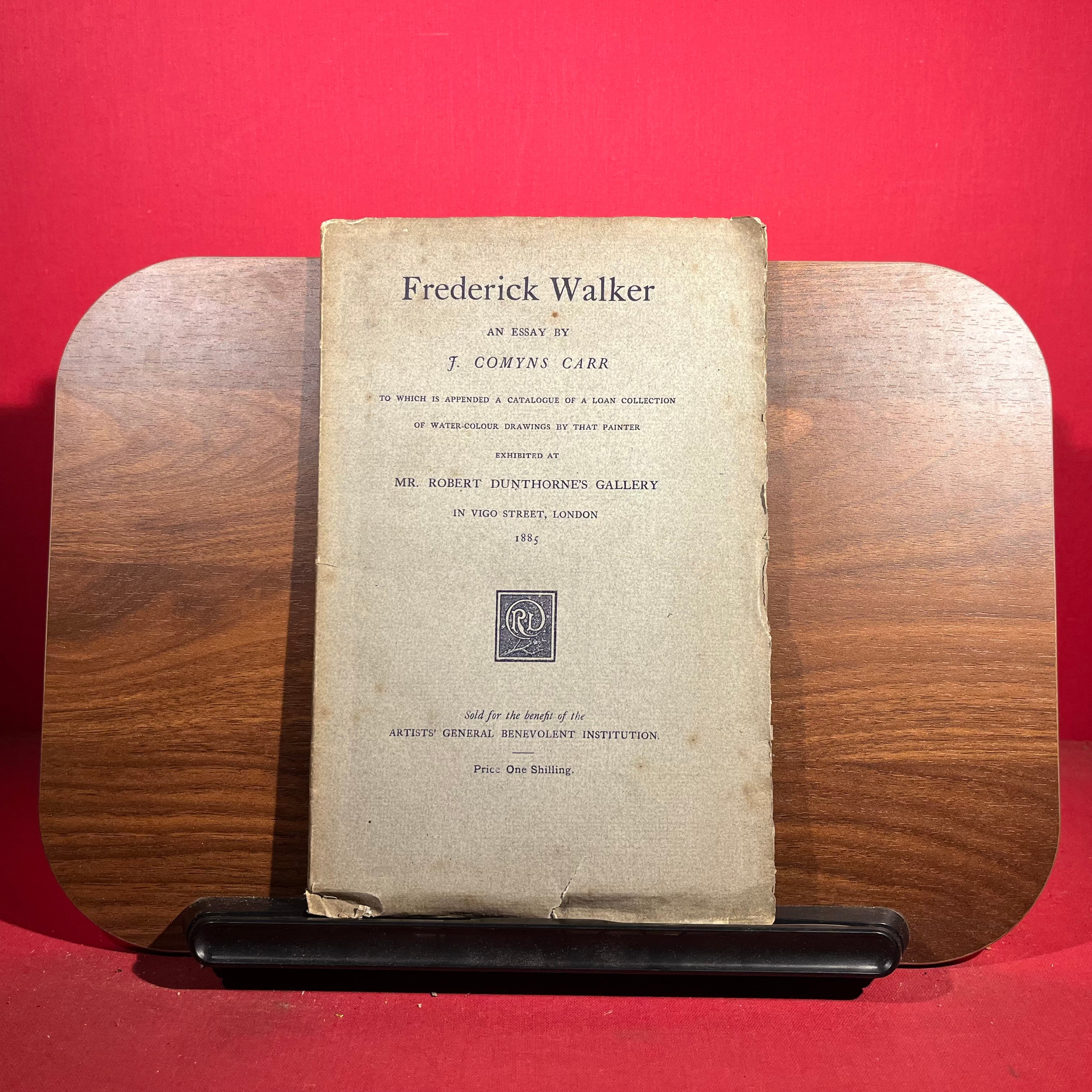 Frederick Walker : an essay by J. Comyns Carr, exh. cat. Mr. Robert Dunthorpe's Gallery, London, England, 1885