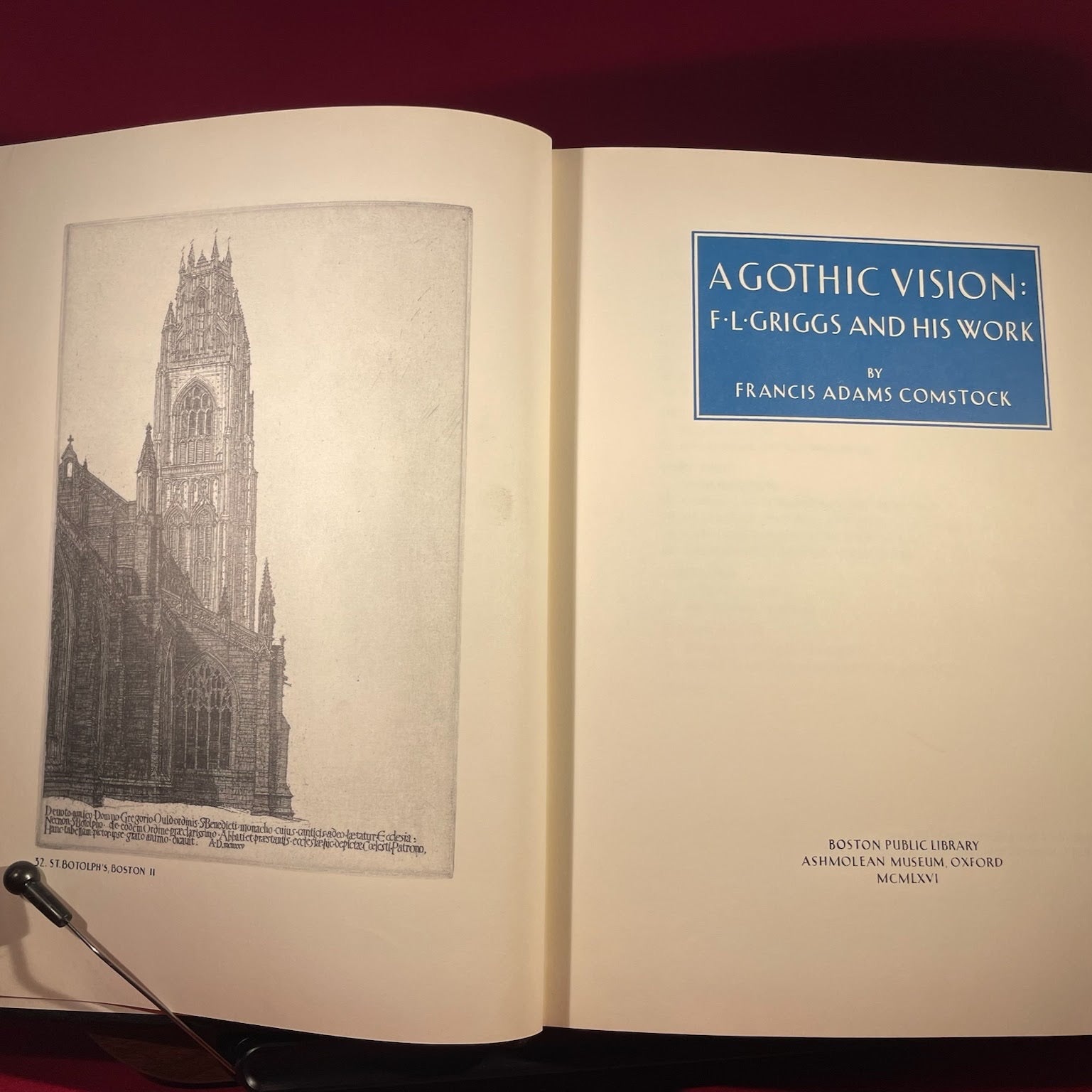 A Gothic Vision : F. L. Griggs and His Work, SIGNED BY AUTHOR, LIMITED EDITION, 243 of 600