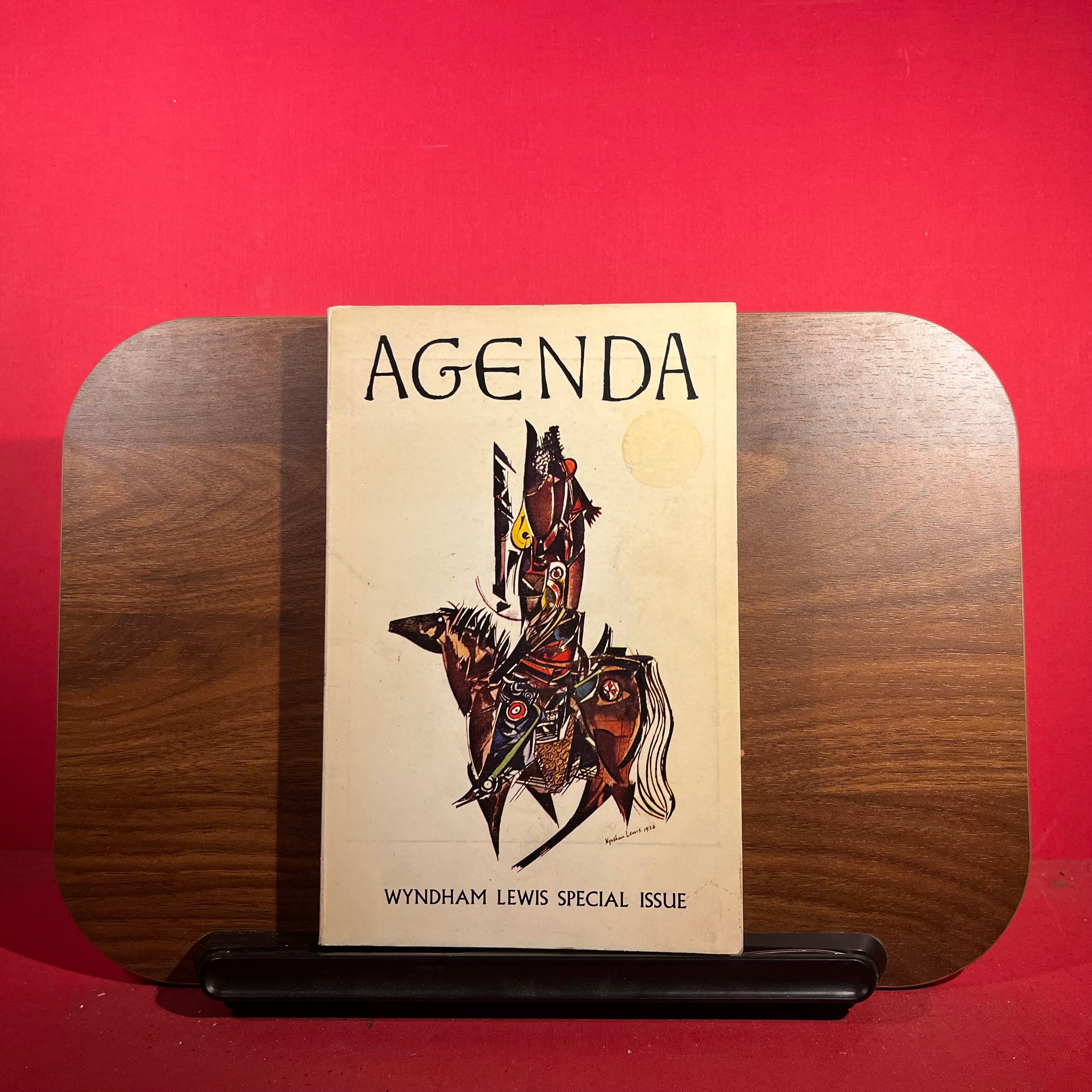 Agenda : Wyndham Lewis Special Issue