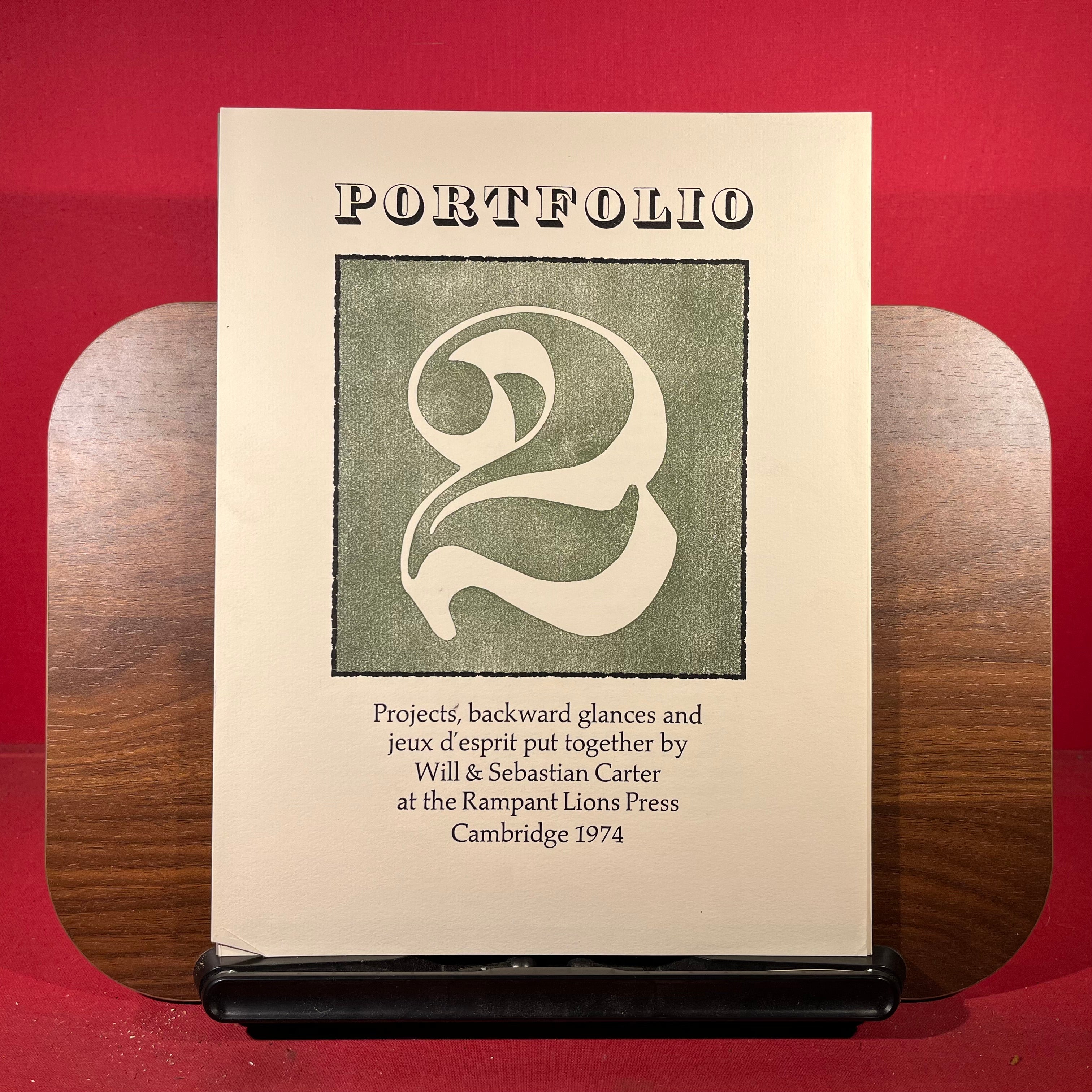 Portfolio 2, Projects, Backward glances and Jeux d'Esprit