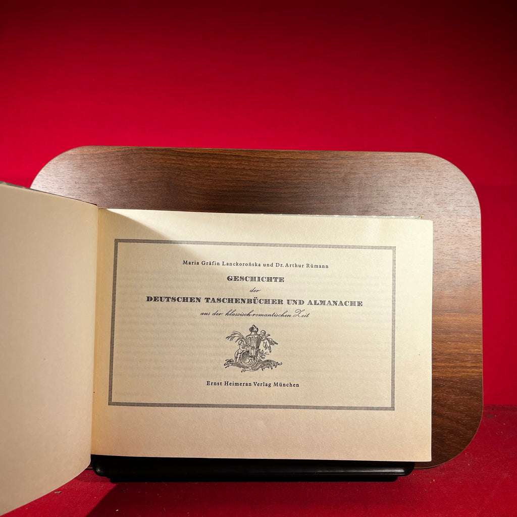 Geschichte der Deutschen Taschenbücher und Almanache aus der klassisch-romantischen Zeit, LIMITED EDITION No. 203 of 700