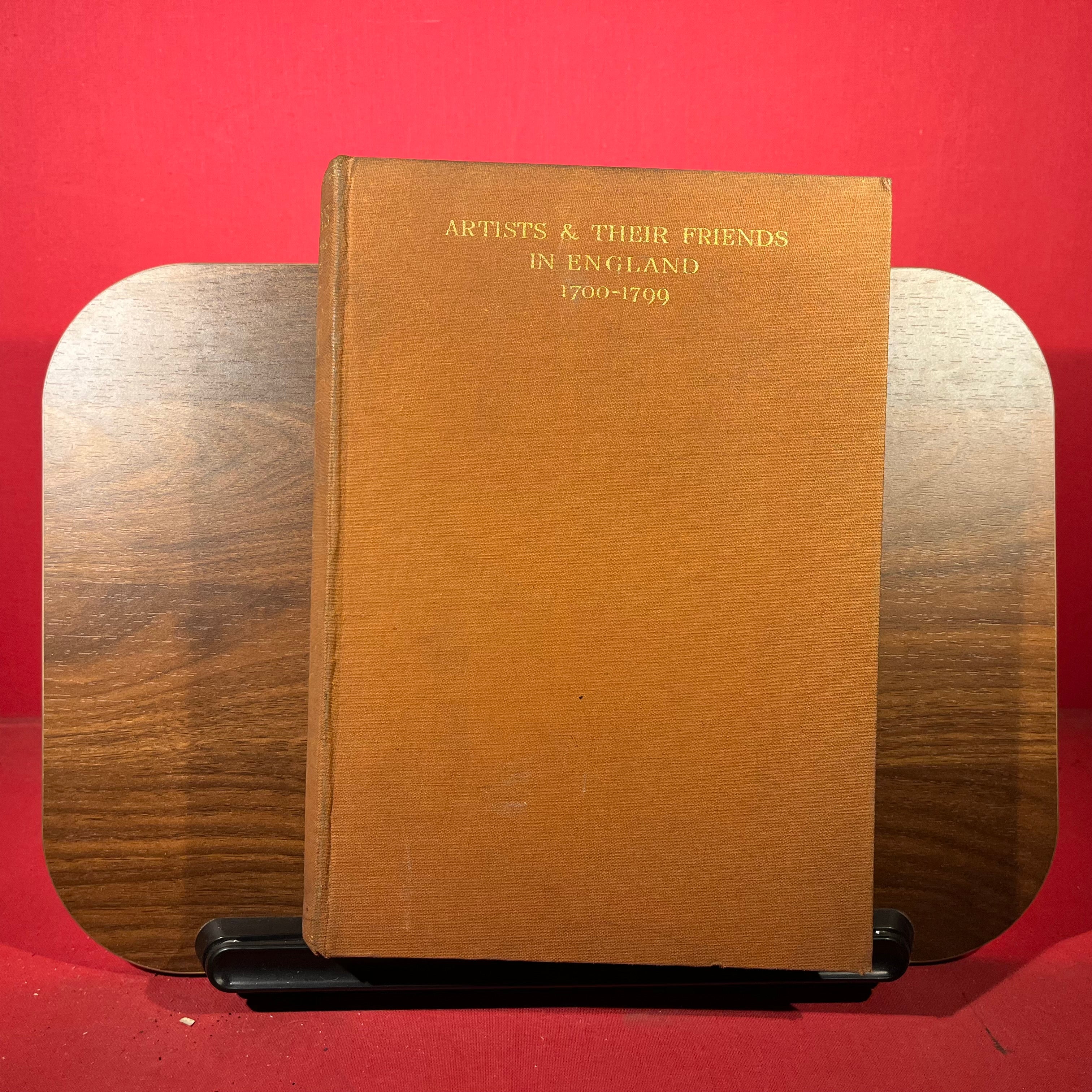 2 Vols : Artists & Their Friends in England: 1700 -1799: Volume One and Two