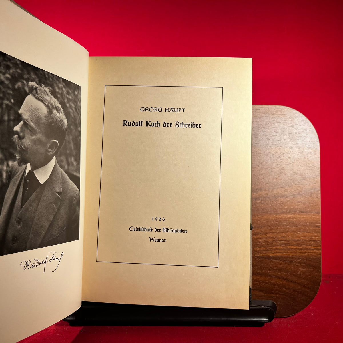 Rudolf Koch der Schreiber