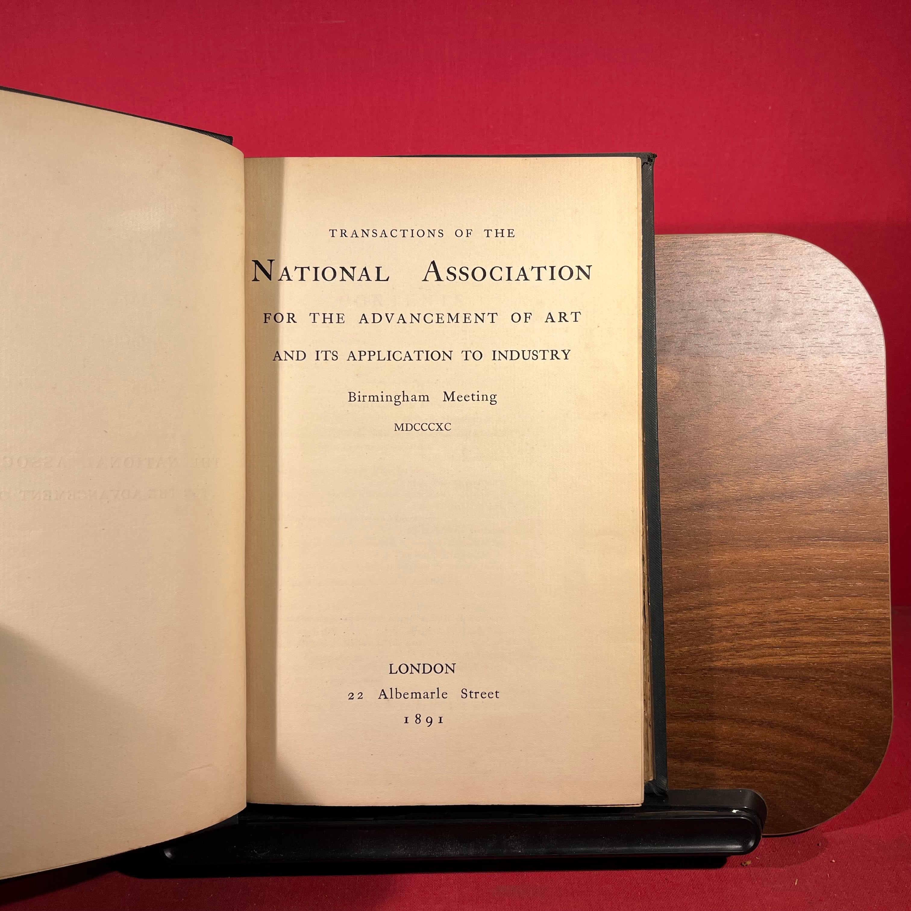 Transactions Of The National Association For The Advancement Of Art And Its Application To Industry