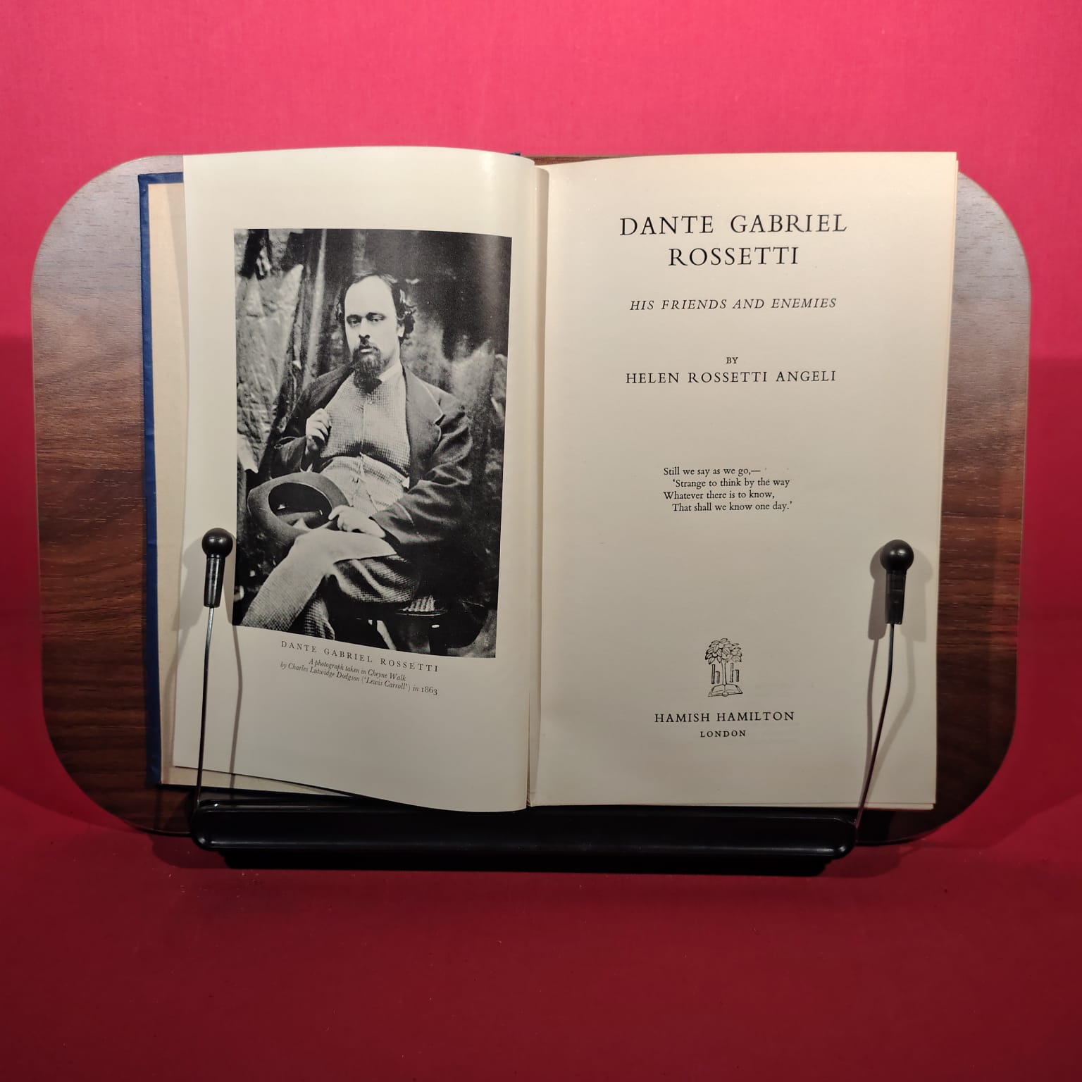 Dante Gabrielle Rossetti : His Friends and Enemies