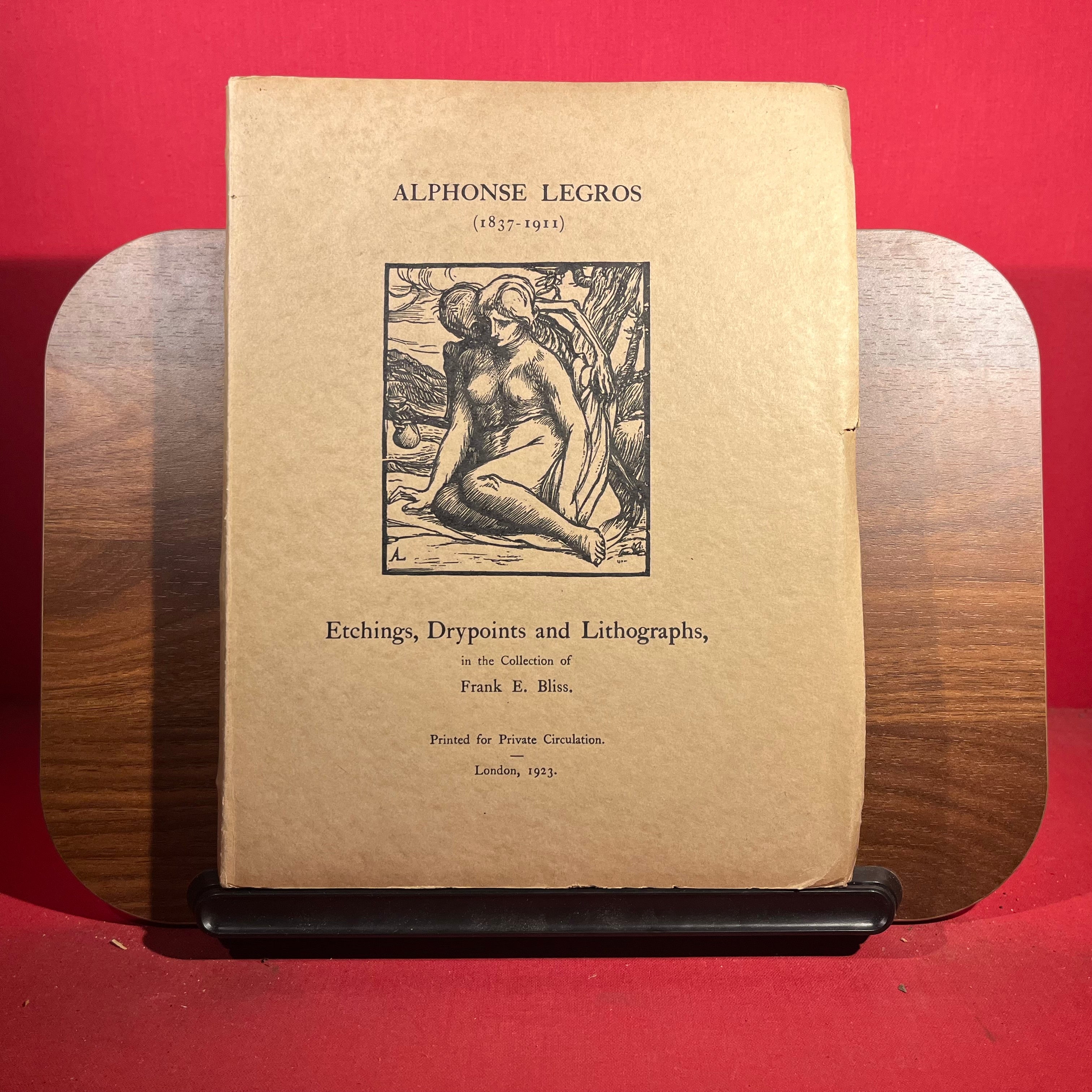 Alphonse Legros, Etchings, Drypoints and Lithographs