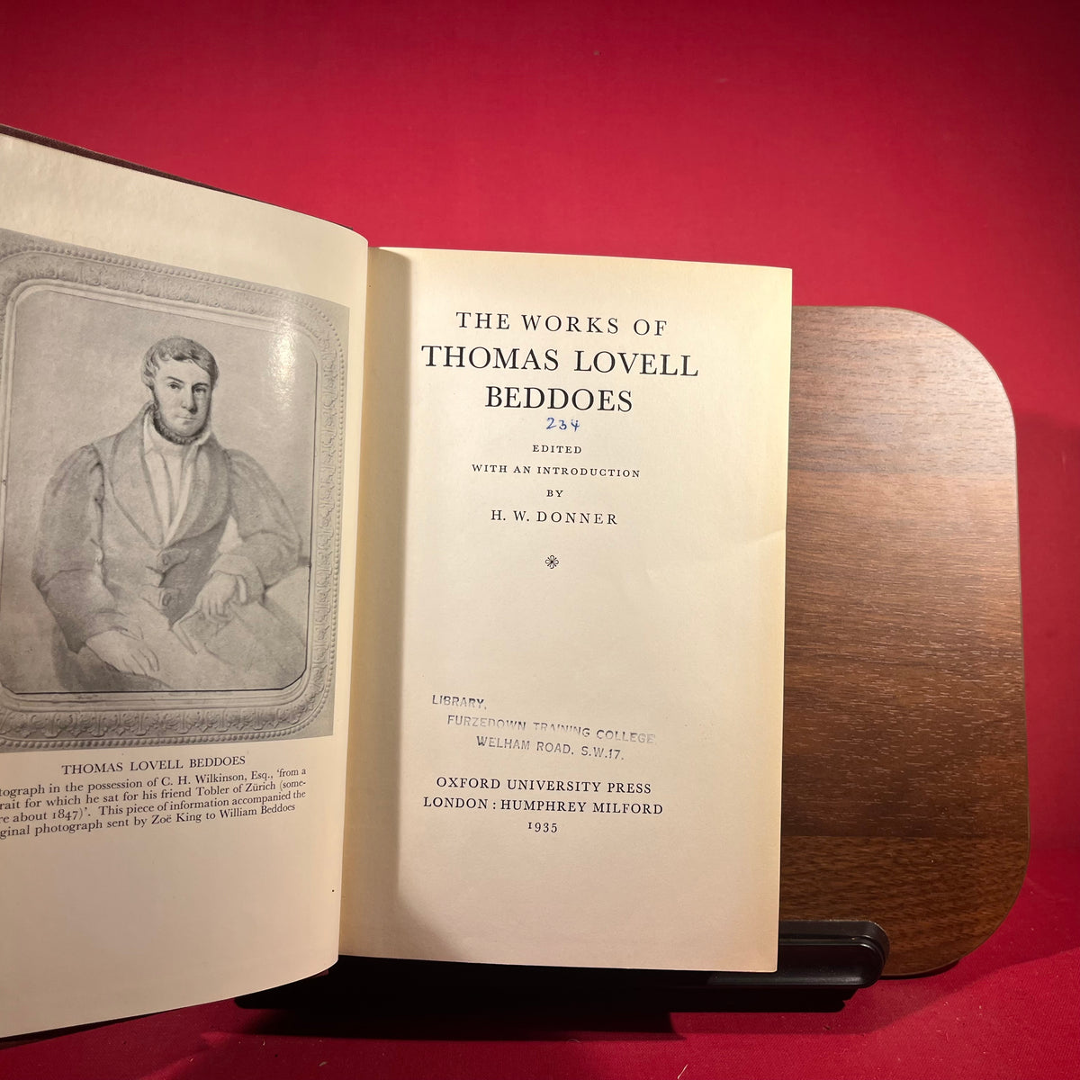 The Works of Thomas Lovell Beddoes