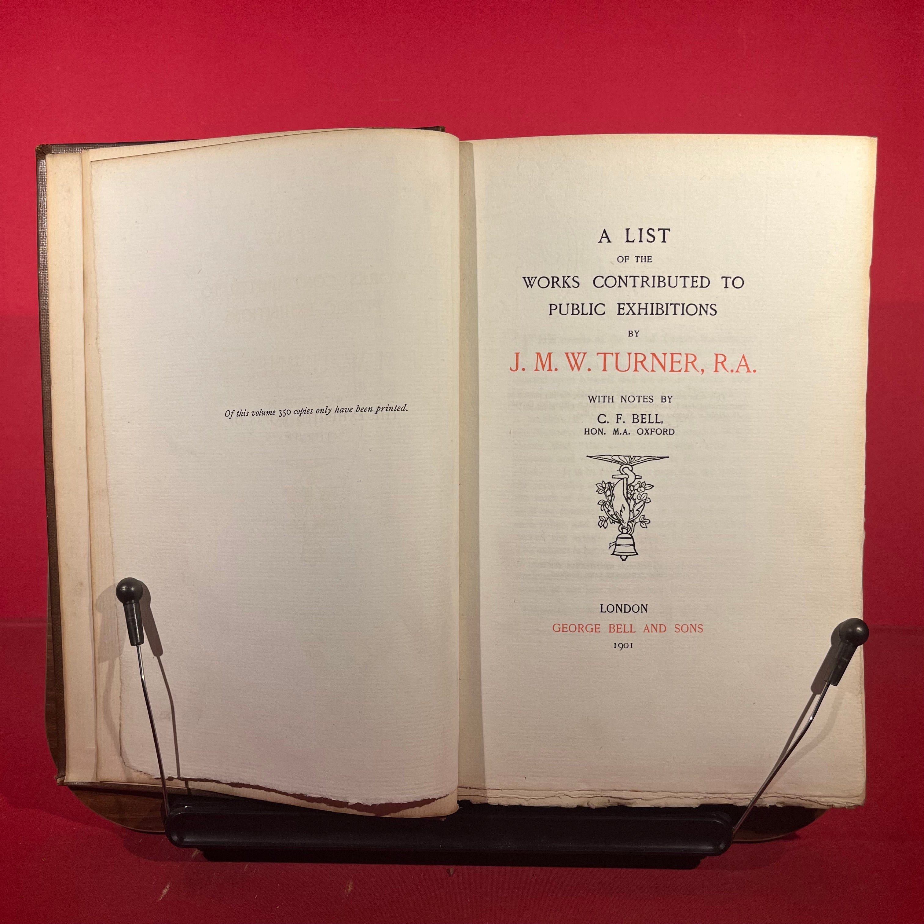 The Exhibited Works of J.M.W Turner R.A.