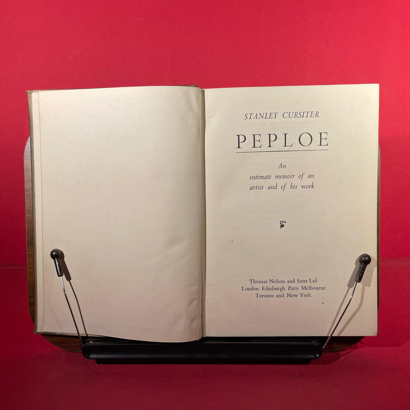 Peploe : An intimate memoir of an artist and of his work