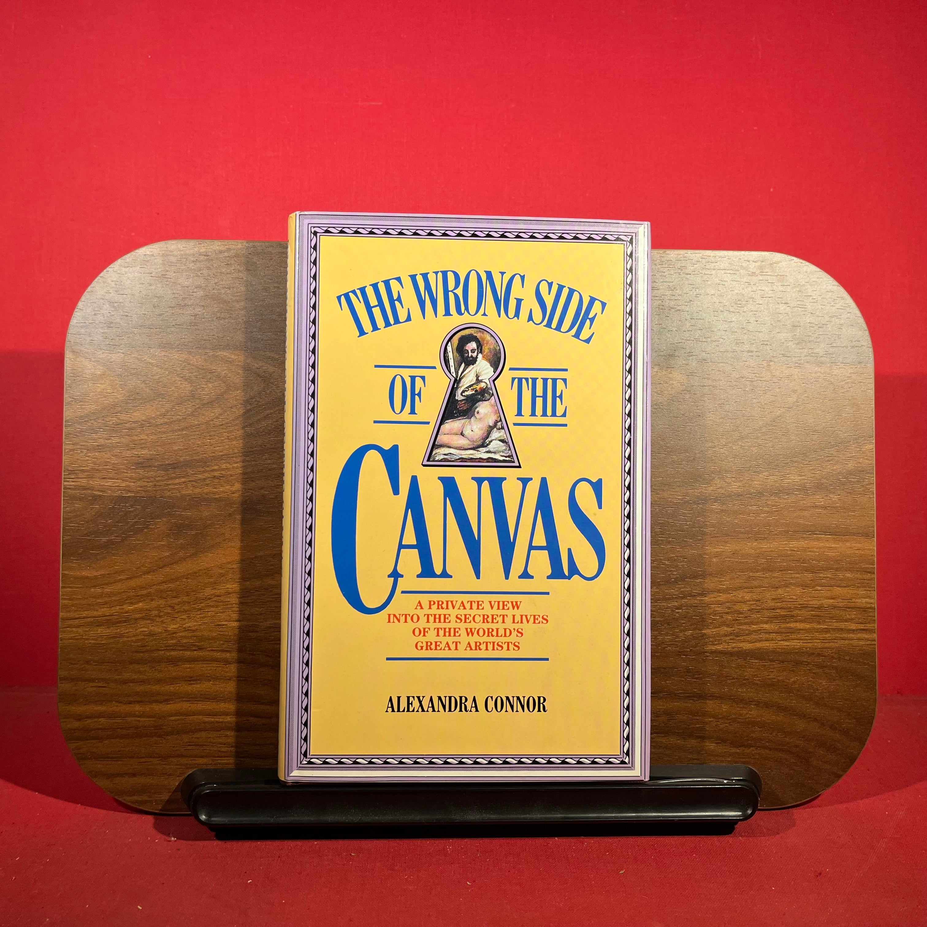 The wrong side of the canvas