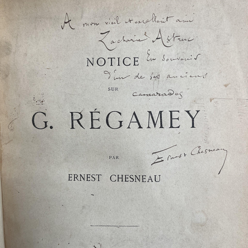 Notice Sur G. Régamey