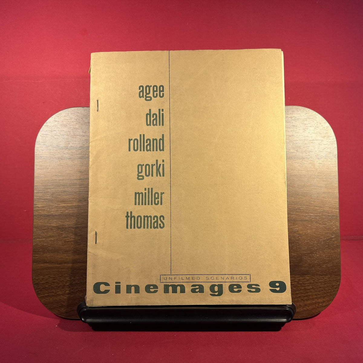 Agee, Dali, Rolland, Gorki, Miller, Thomas : Cinemages 9