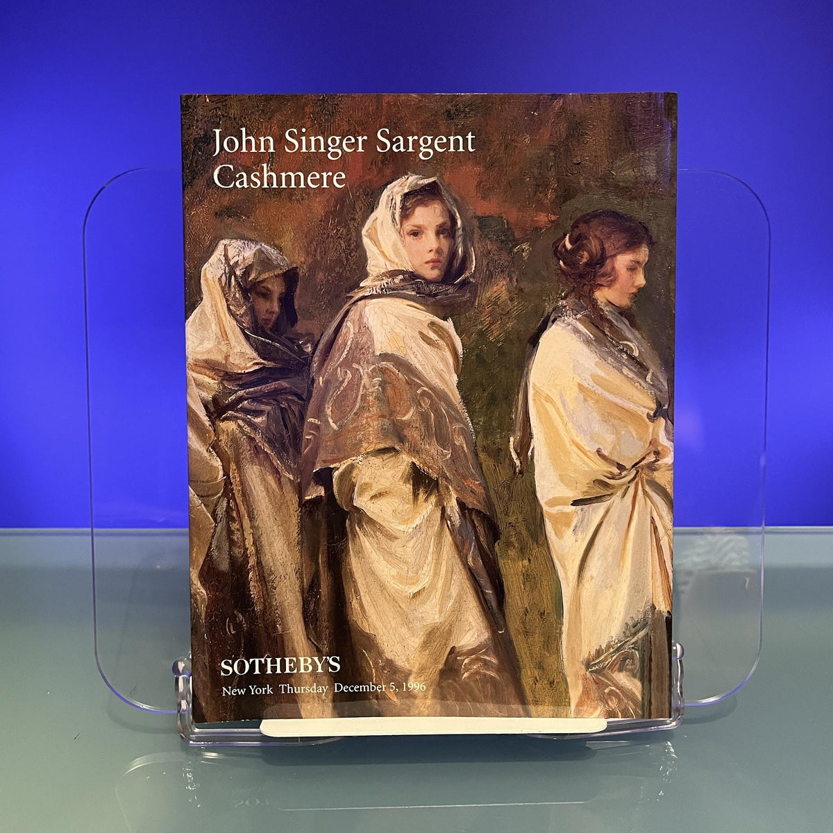 John Singer Sargent Cashmere [Auction Catalogue: Sotheby's, New York, 1996]