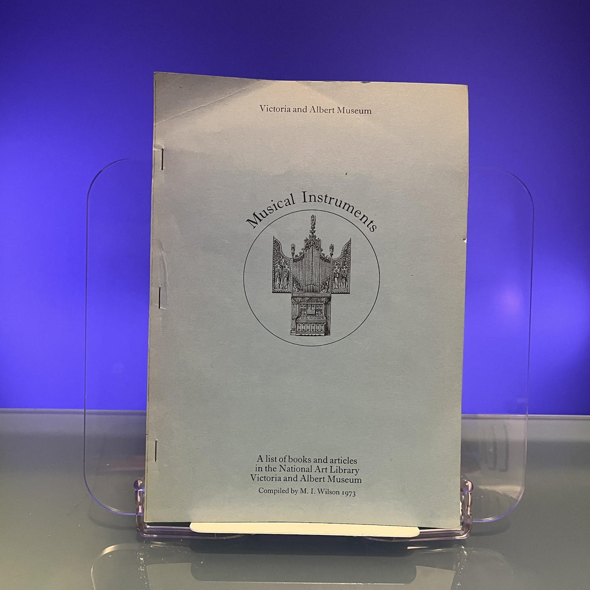 Musical Instruments : A list of books and articles in the National Art Library