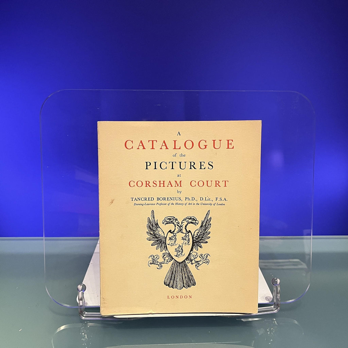 A Catalogue of the Pictures at Corsham Court
