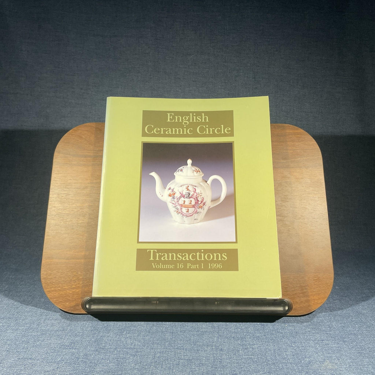 English Ceramic Circle Transactions, Volume 16 Part 1, 1998