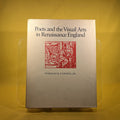 Poets and the Visual Arts in Renaissance England