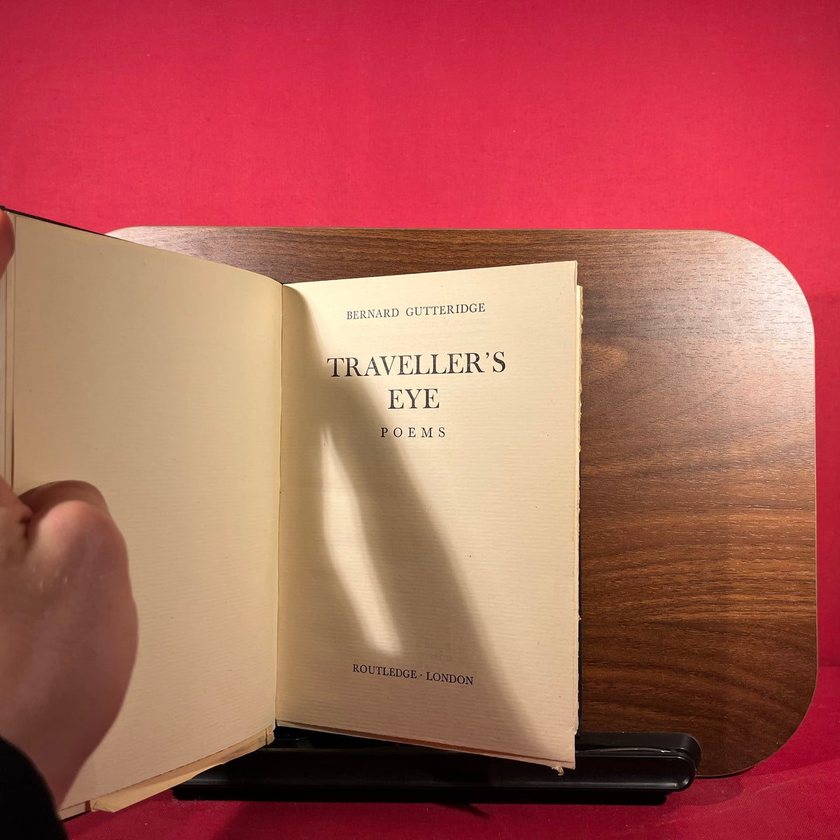 Traveller's Eye, SIGNED BY AUTHOR