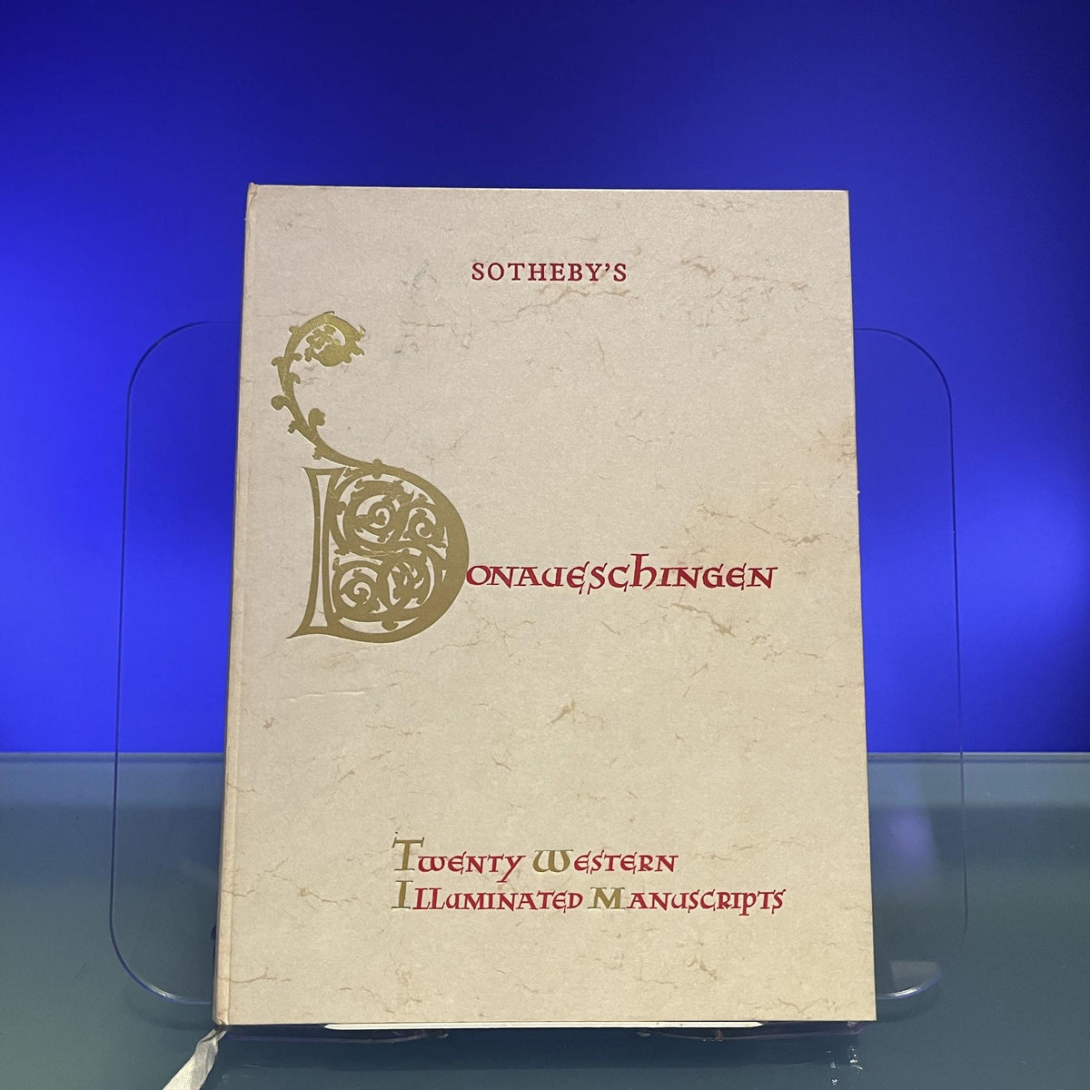 Donaueschingen [Auction Catalogue: Sotheby's, London, 1982]
